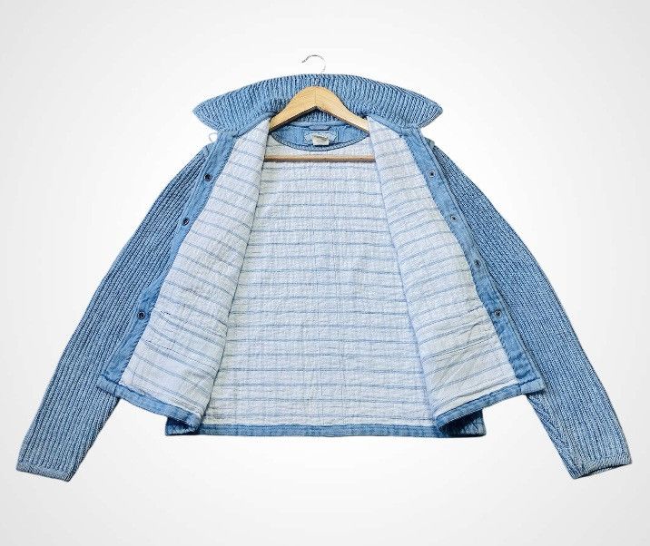 Coogi Coogi Style - Blue Willi’s Quited Knit Snap Button Size L / US 10 / IT 46 - 4 Thumbnail