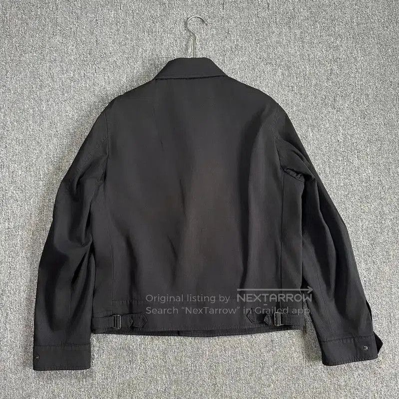Alexander McQueen Alexander McQueen Black Cotton Embroidered Long Jacket . Size US XL / EU 56 / 4 - 4 Thumbnail