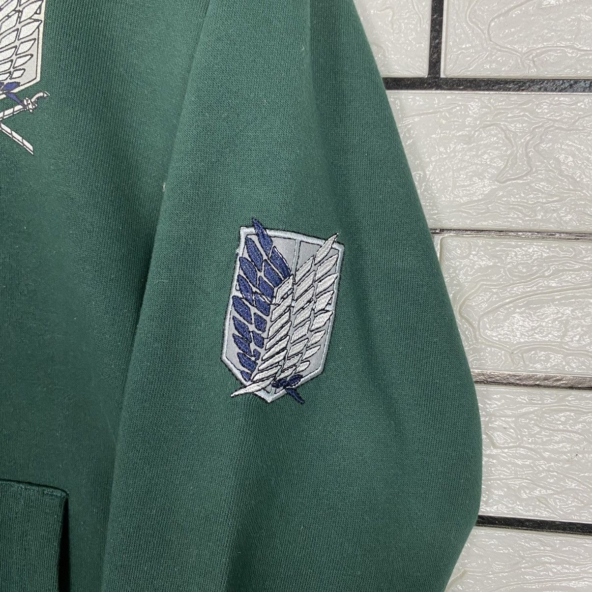 Japanese Brand Attack On Titan Hoodie Jacket Big Logo Design Size US M / EU 48-50 / 2 - 15 Thumbnail