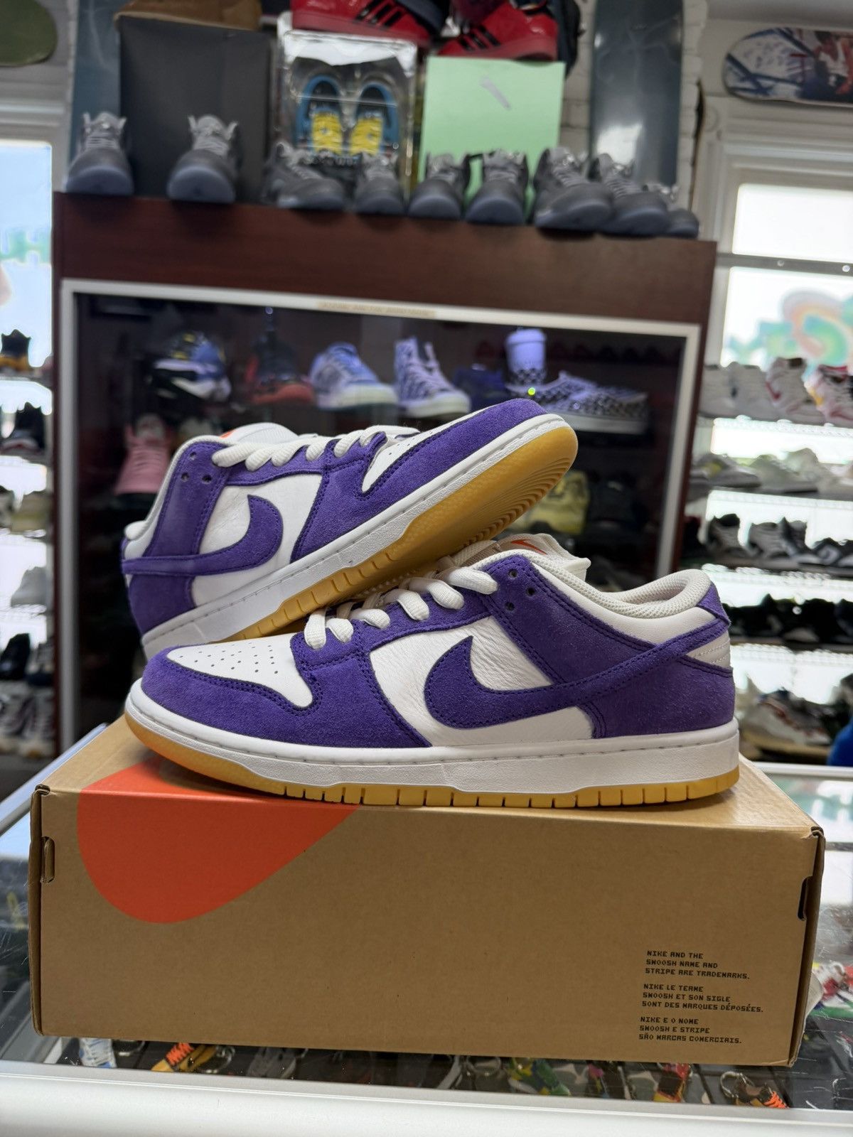 Nike Nike SB Dunk Low ‘Purple Suede’ Size US 9 / EU 42 - 1 Thumbnail