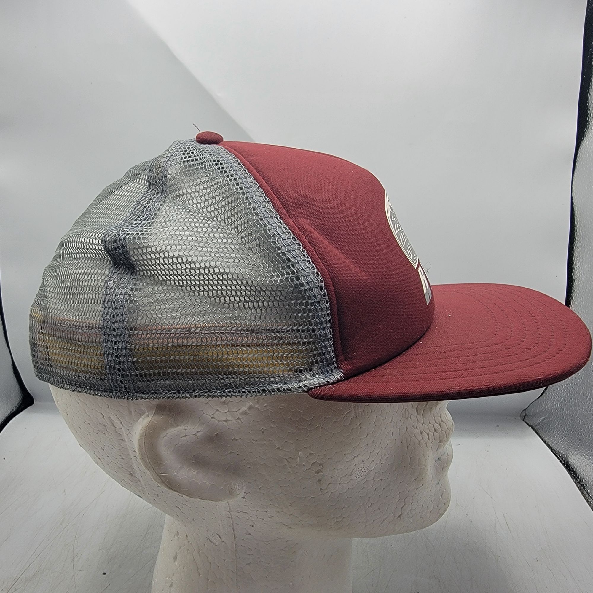RVCA RVCA King Cobra Adults Red Trucker Hat Casual Outdoors Light Size ONE SIZE - 4 Thumbnail