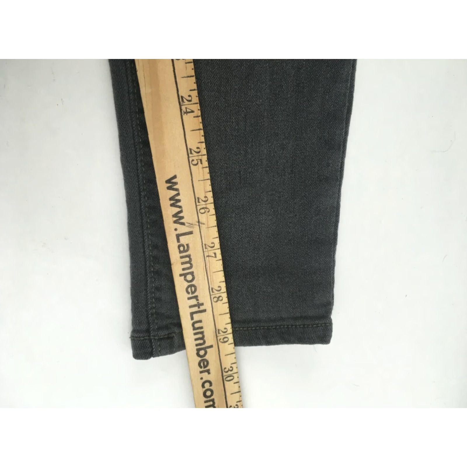 Old Navy Old Navy Jeans Women's Super Skinny Dark Wash Mid Rise Size 27 Denim Pants Gray Gray Denim Classic Solid 90s? Size 27" / US 4 / IT 40 - 6 Thumbnail