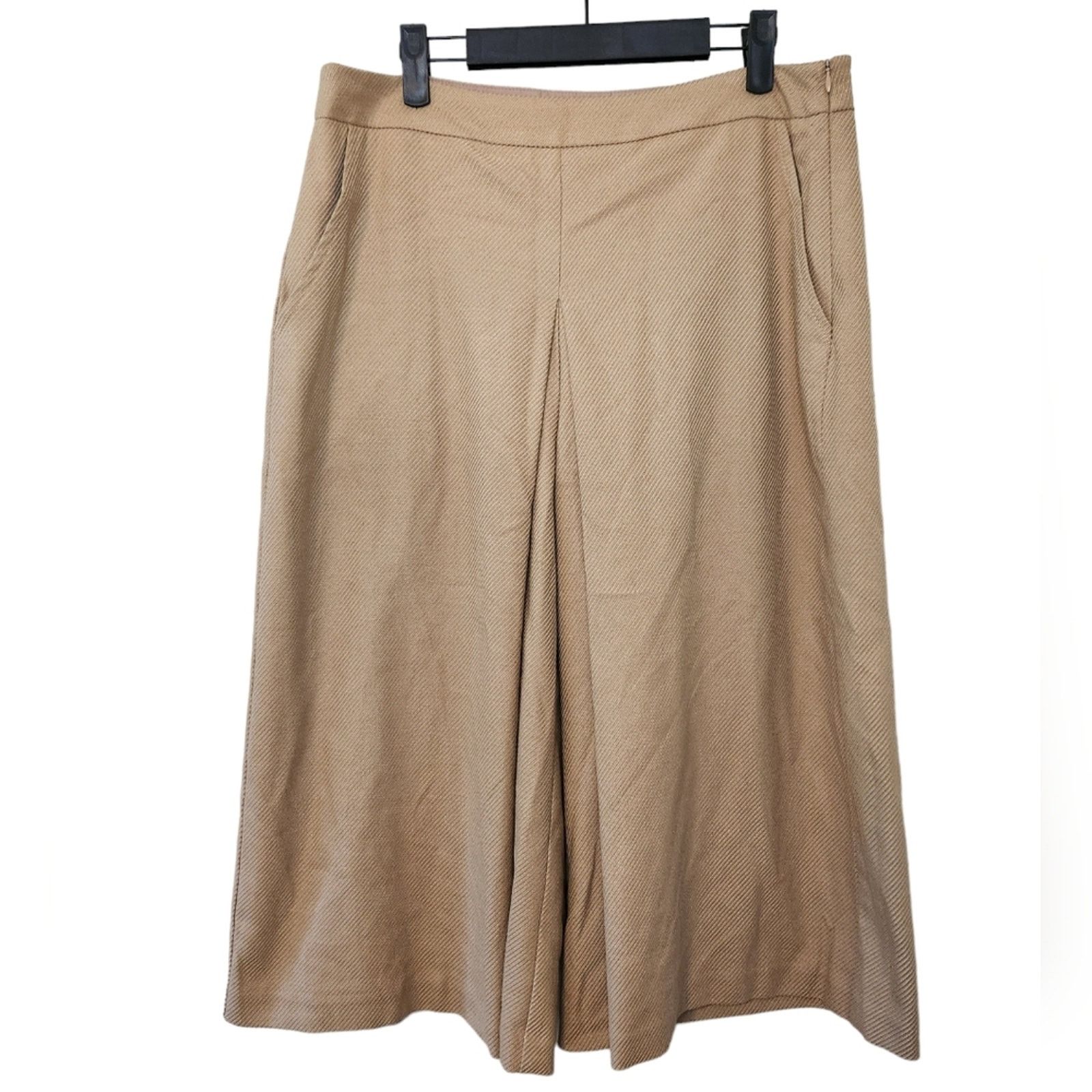 Trina Turk Trina Turk NWT Prizzi Knit Guacho Wide Leg Crop Pants 10 Size 32" / US 10 / IT 46 - 3 Thumbnail