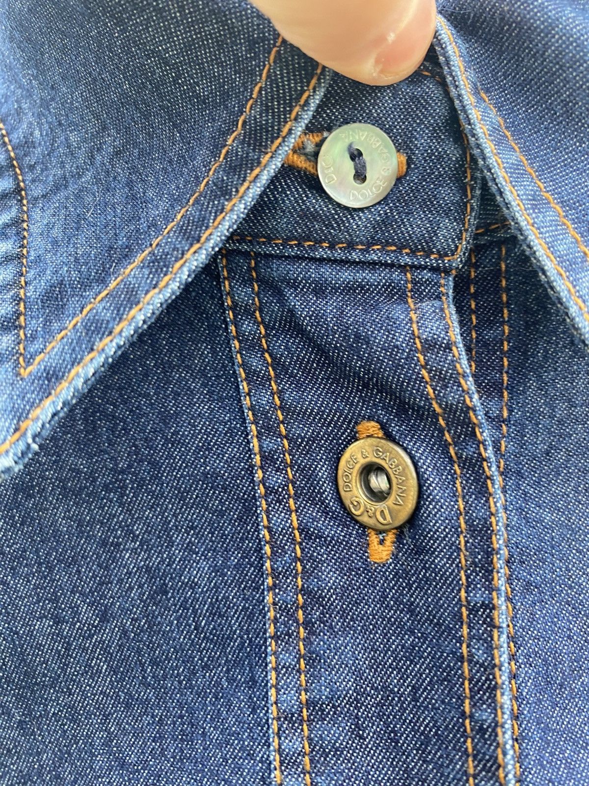 Dolce & Gabbana × Vintage Vintage D&G Women’s Denim Jacket Made in Italy Rare XS-S Size XS / US 0-2 / IT 36-38 - 7 Thumbnail