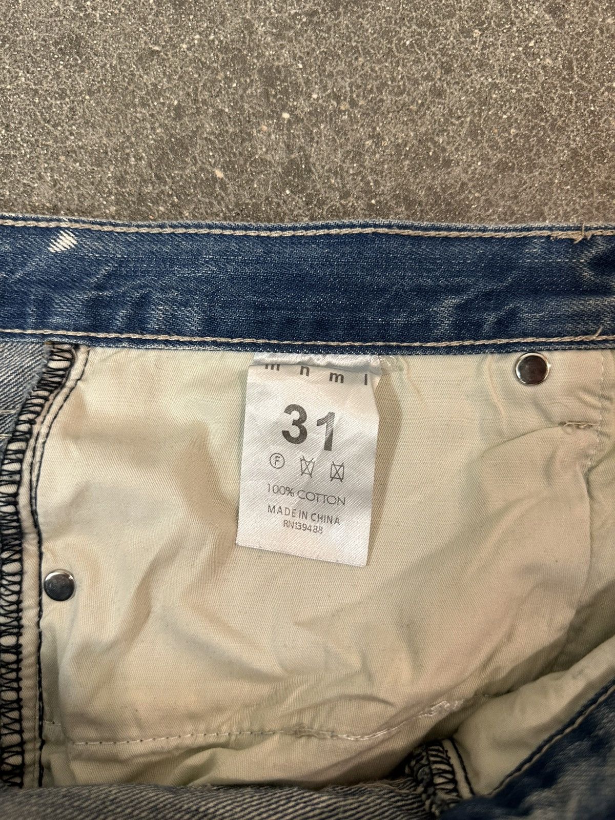 MNML MNML Ultra Baggy Paint Denim Size US 31 - 6 Thumbnail