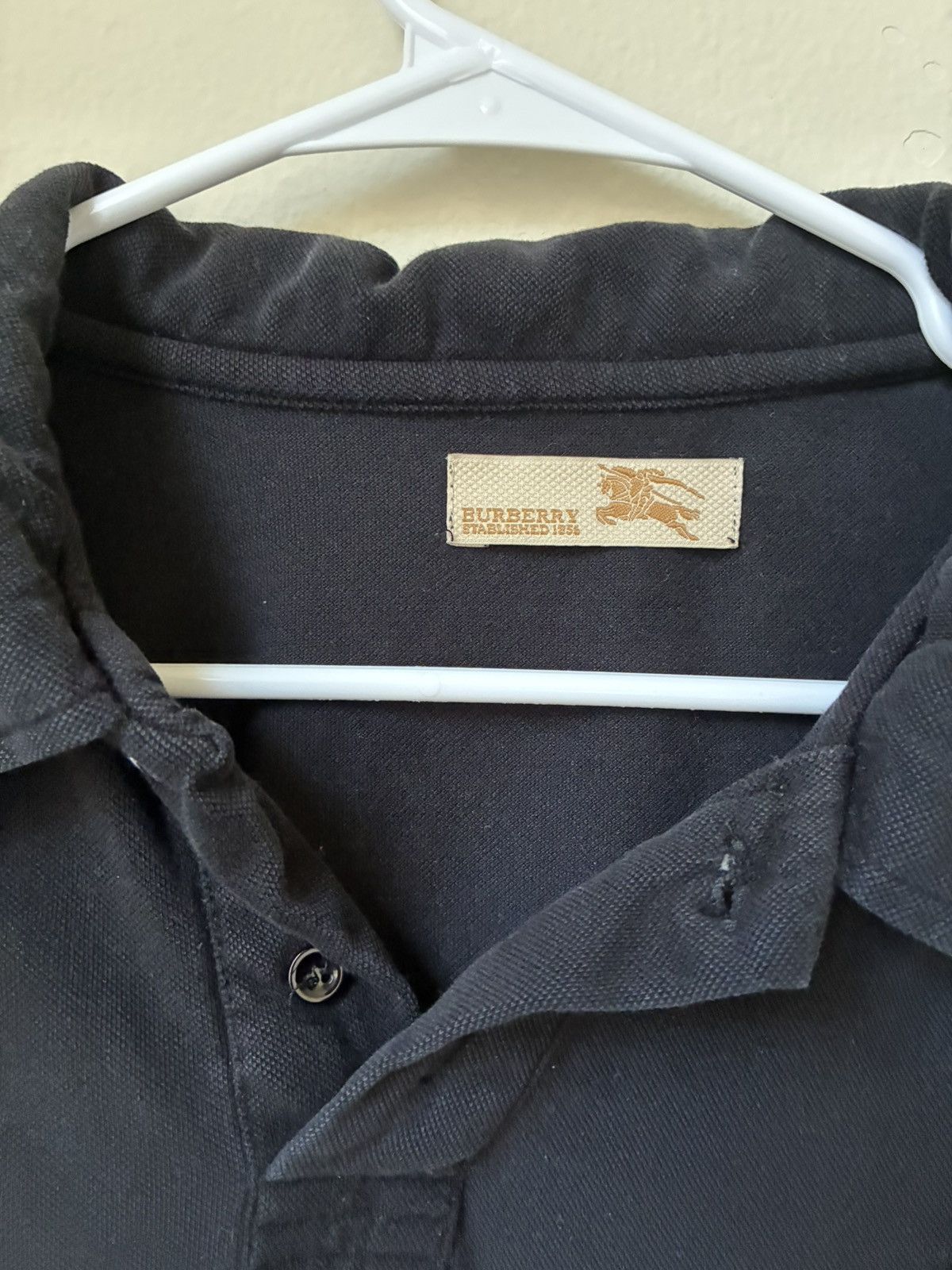Burberry Vintage Burberry Polo Size US L / EU 52-54 / 3 - 3 Thumbnail