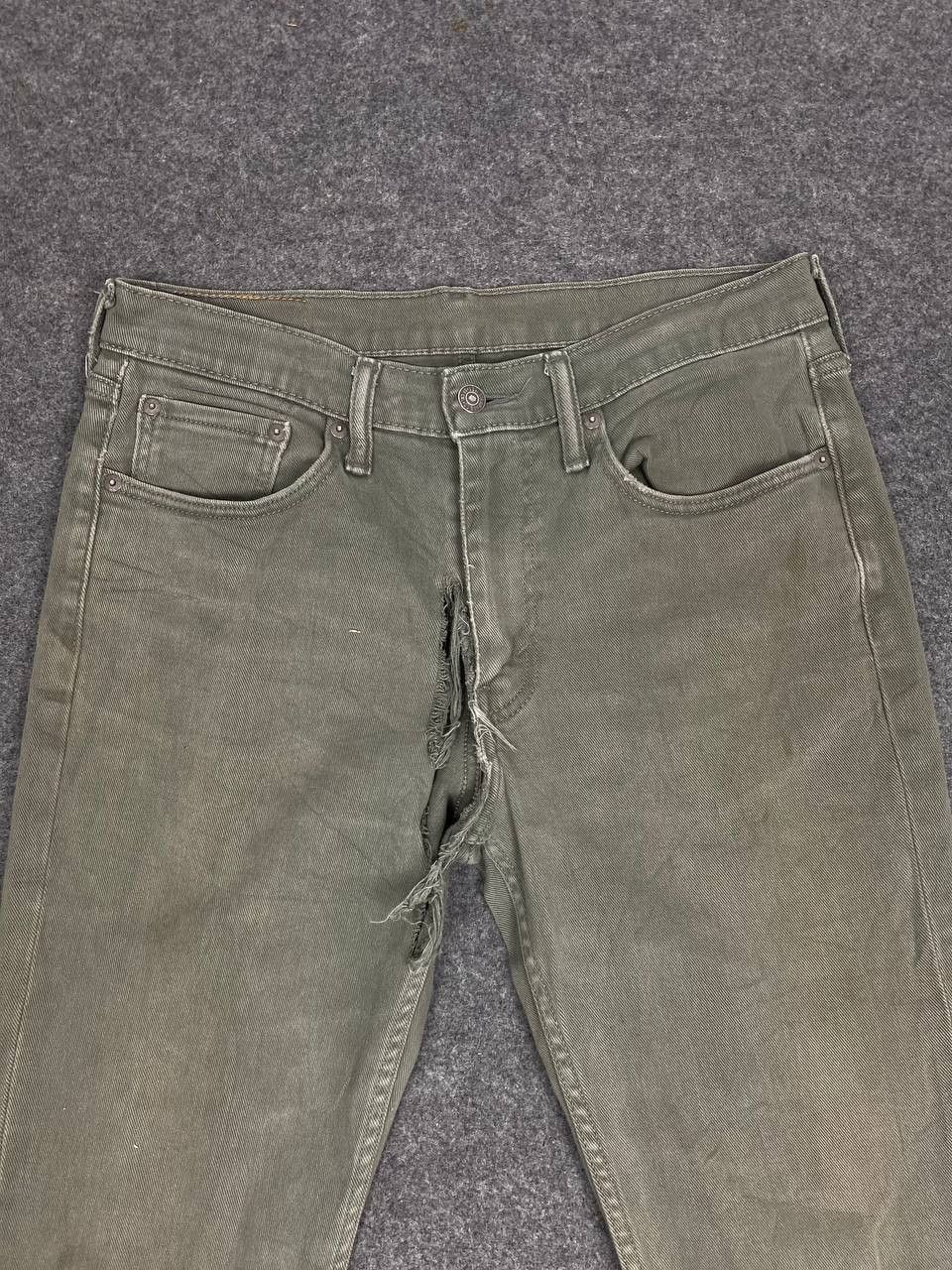 Levi's levis 514 slim straight distressed denim Size US 33 - 7 Thumbnail