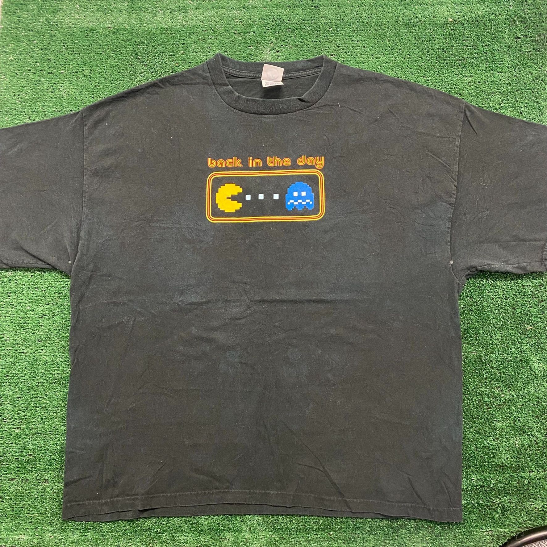 Delta Vintage Y2K Pac-Man T-Shirt Black Retro Arcade Video Games N Size US XXL / EU 58 / 5 - 1 Thumbnail