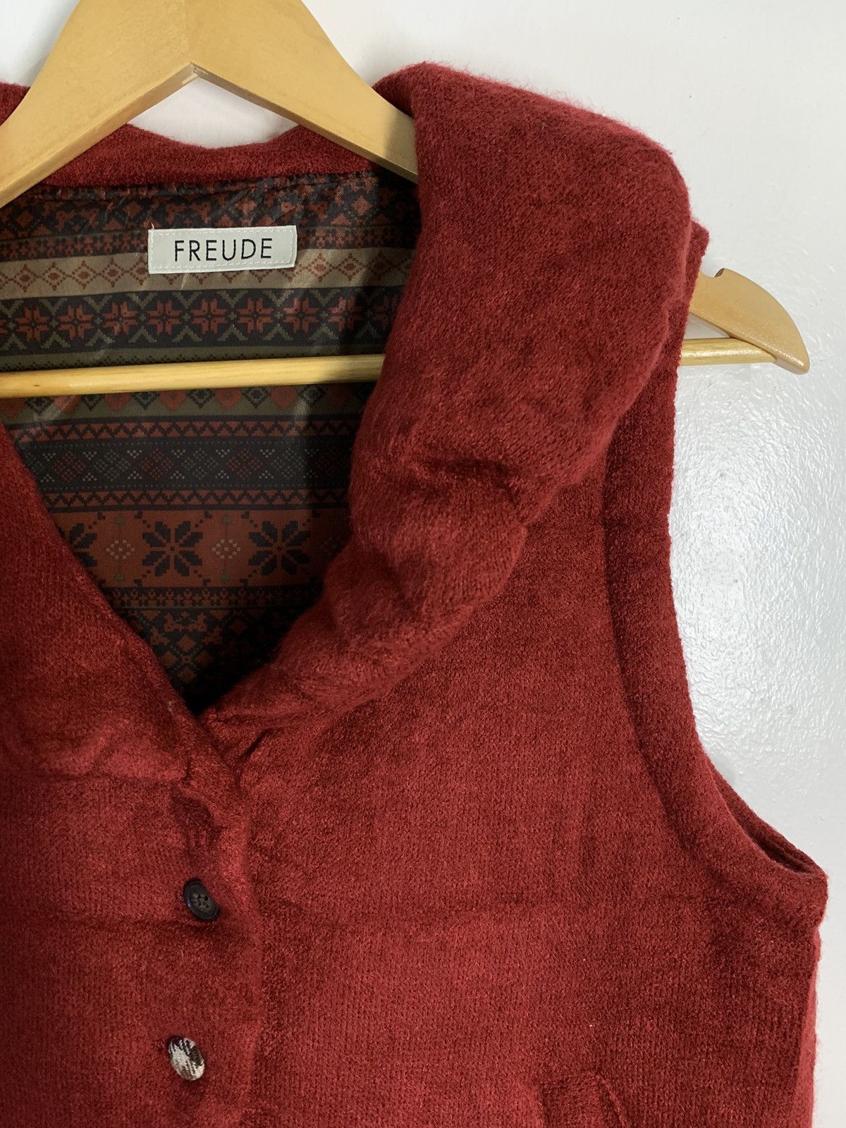 Japanese Brand × Vintage Vintage Freude Vest Size US L / EU 52-54 / 3 - 3 Thumbnail