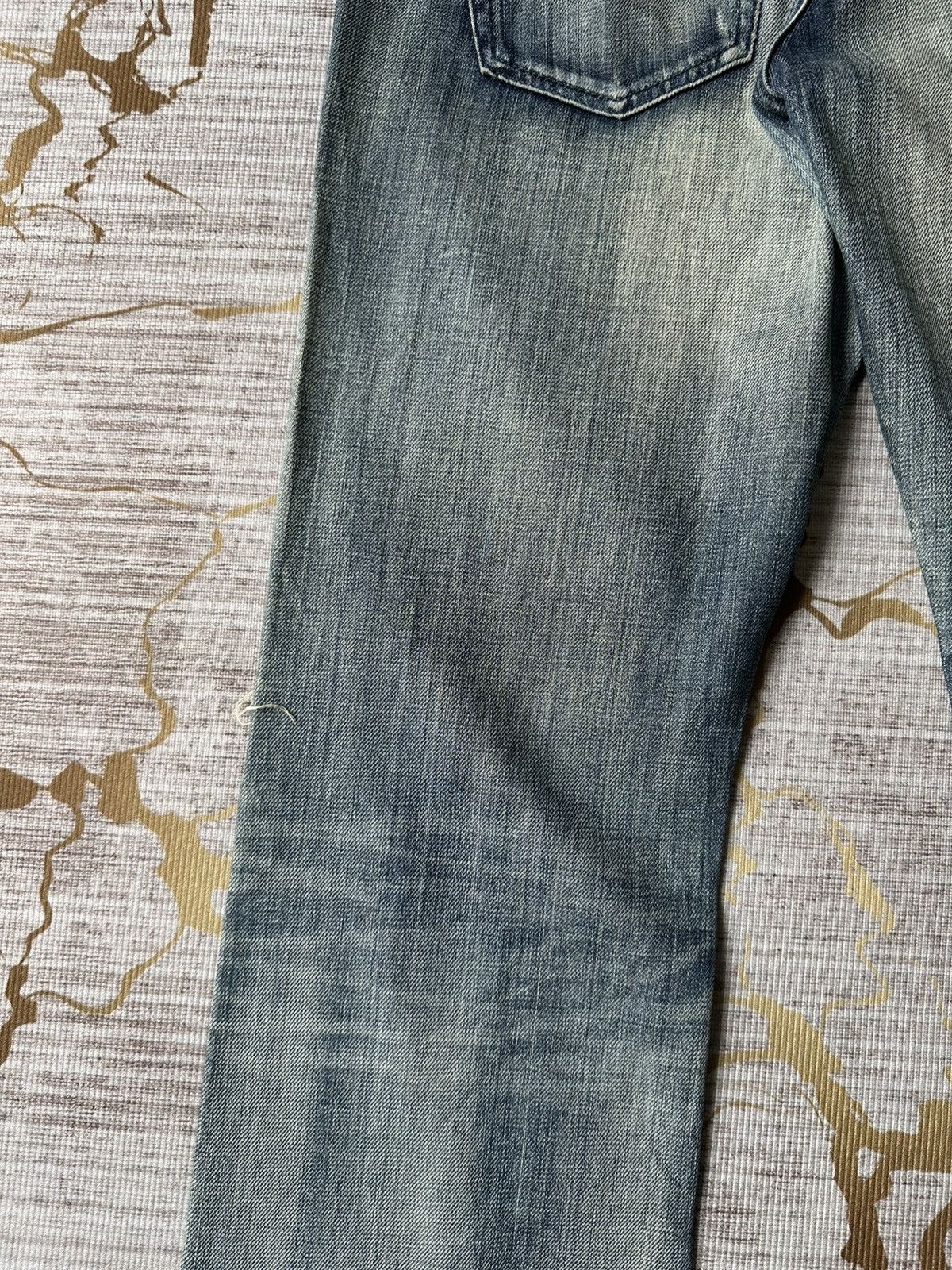 Burberry Burberry Black Label Faded Blue Design Distressed Denim Size US 30 / EU 46 - 17 Thumbnail