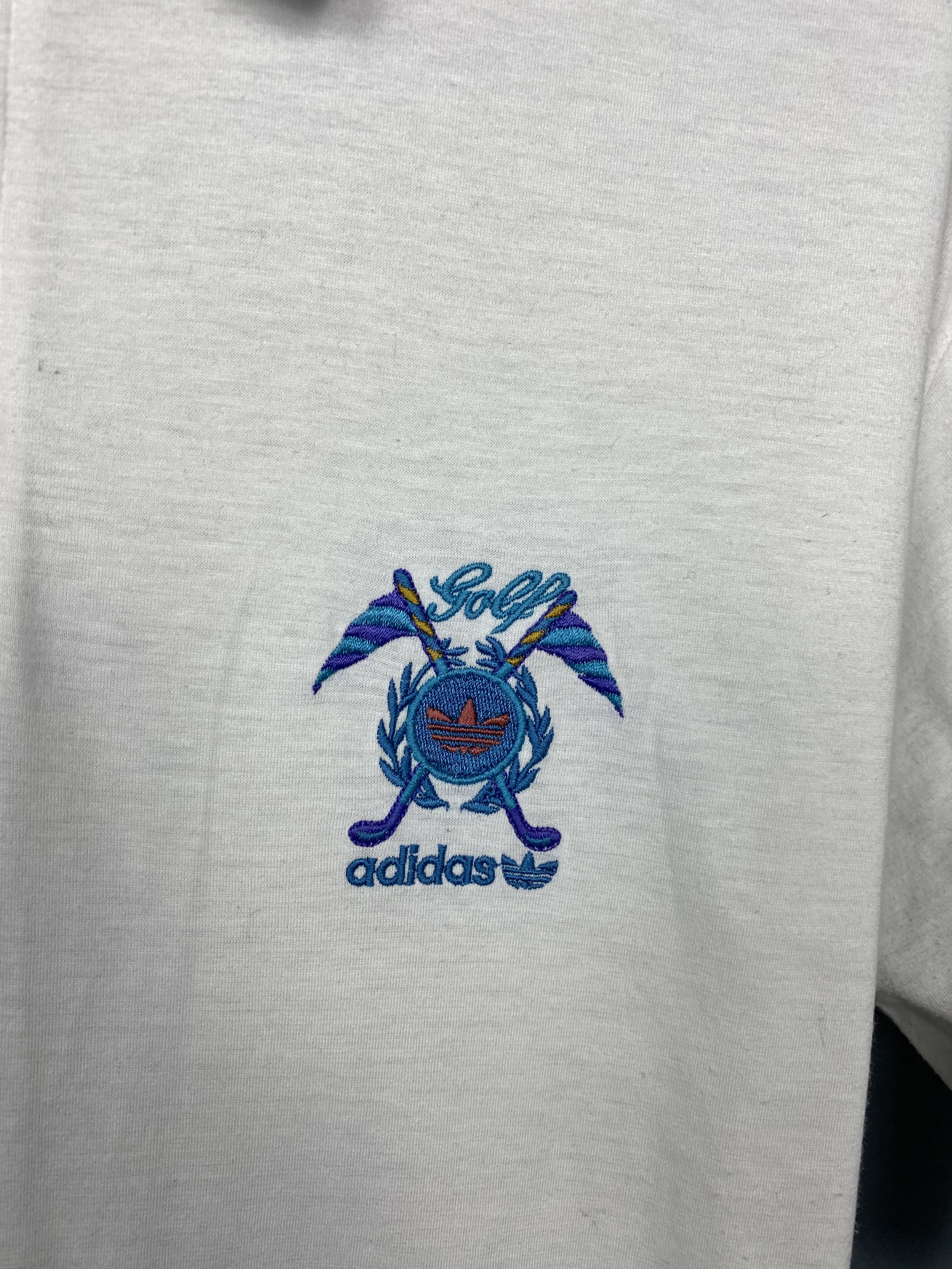 Adidas Adidas Golf 90s Vintage Mens Polo Shirt Tee Size US L / EU 52-54 / 3 - 2 Thumbnail
