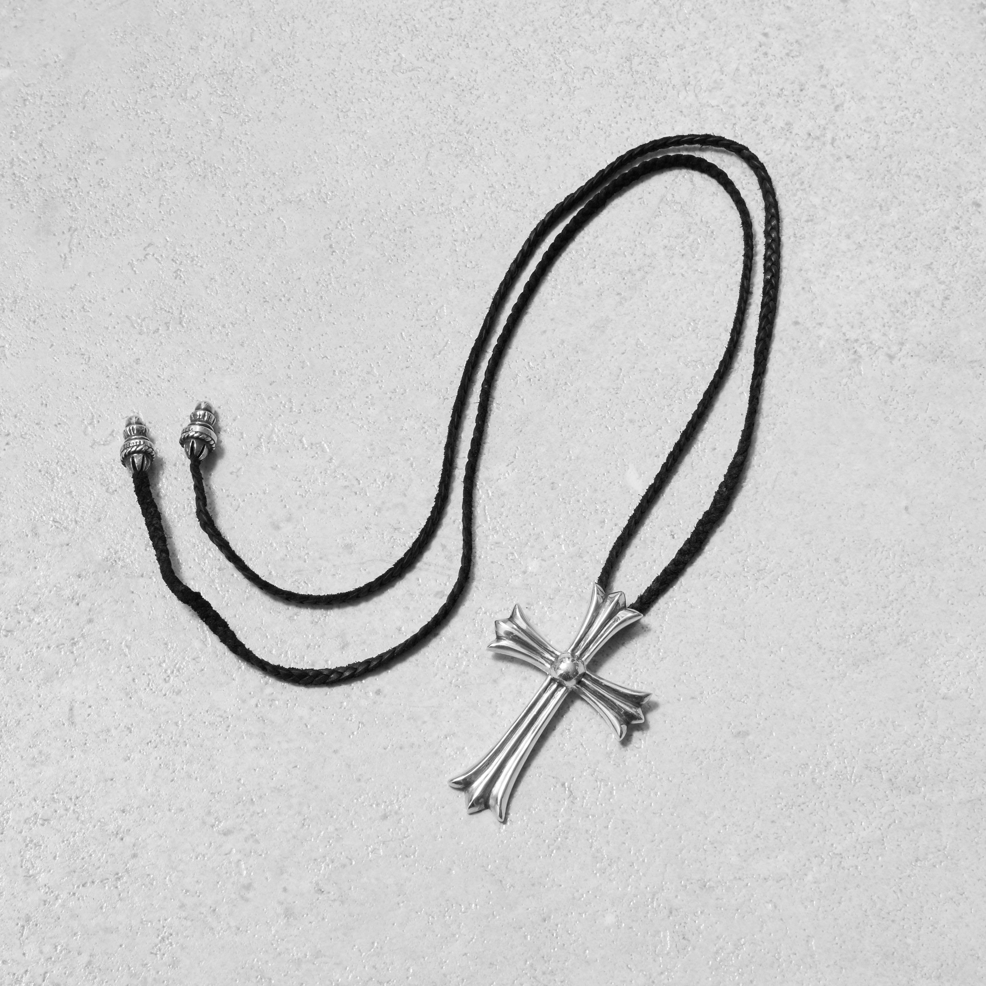 Chrome Hearts CHROME HEARTS Cross Large Pendant Top Leather Blade Boro Tip Size ONE SIZE - 1 Thumbnail