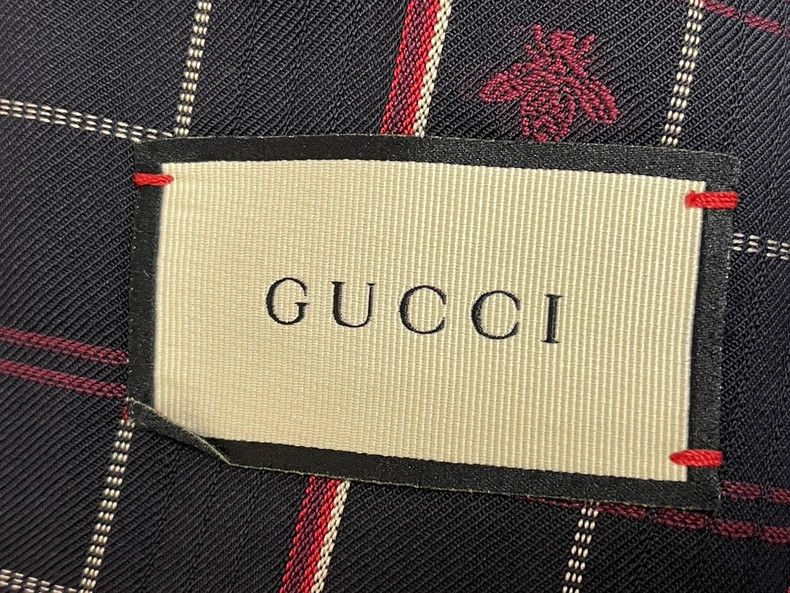 Gucci Gucci Little Bee Suit 2501-Nextarrow Size 48R - 4 Thumbnail