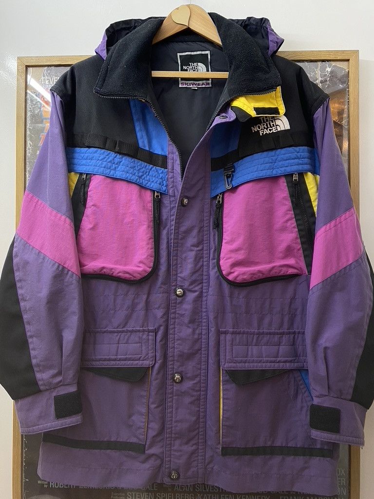 The North Face 90s The North Face Skiwear Multi Colourblock Parka Jacket Size US XL / EU 56 / 4 - 1 Thumbnail