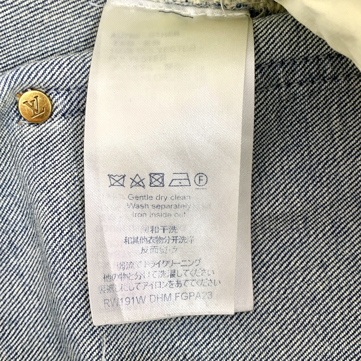 Louis Vuitton Louis Vuitton Dark Blue Cotton Casual Denim Pants K26WX Size 28" / US 6 / IT 42 - 7 Thumbnail