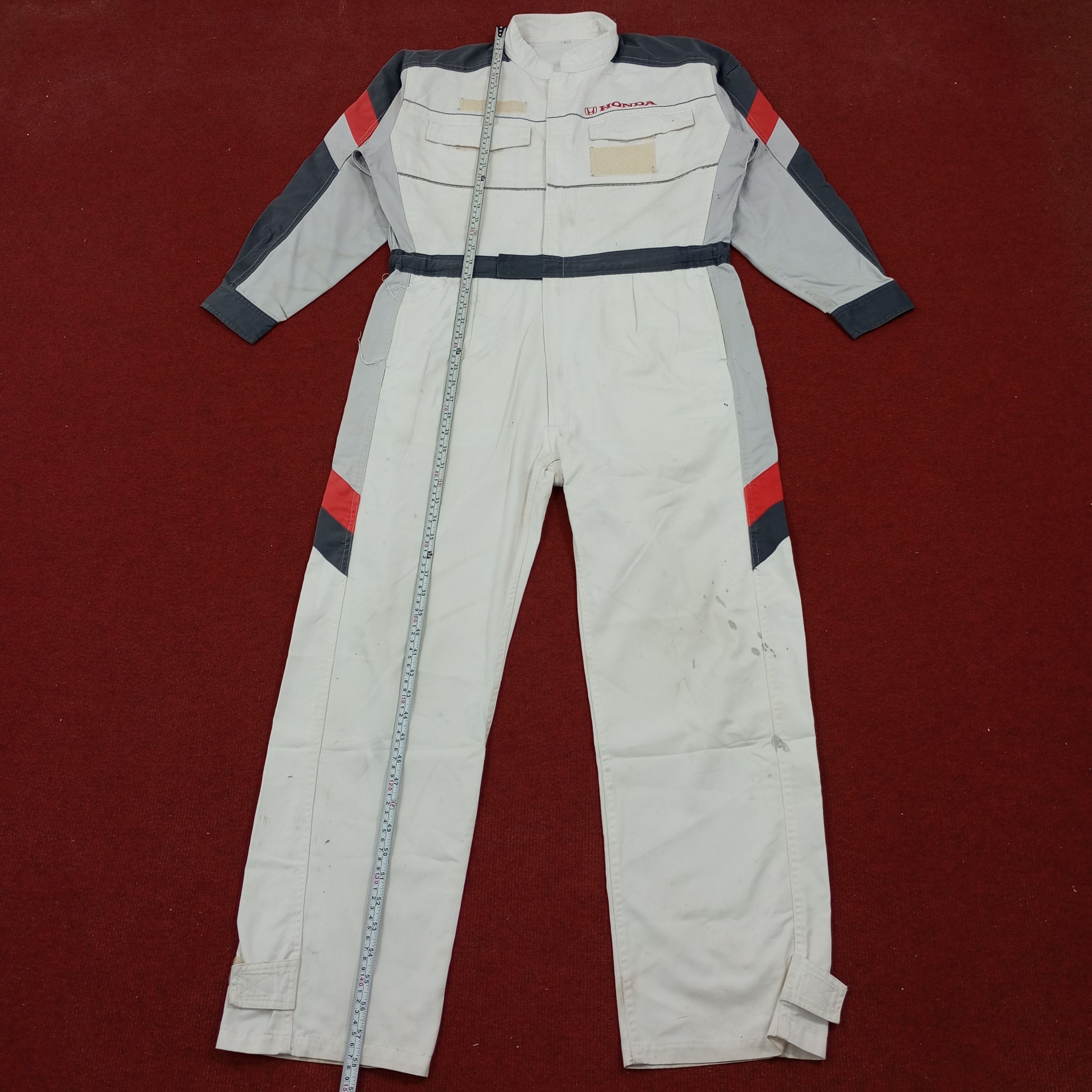 Honda × Vintage Honda Japanese Motorsports Racing Workwear Coverall Jacket Size US M / EU 48-50 / 2 - 7 Thumbnail