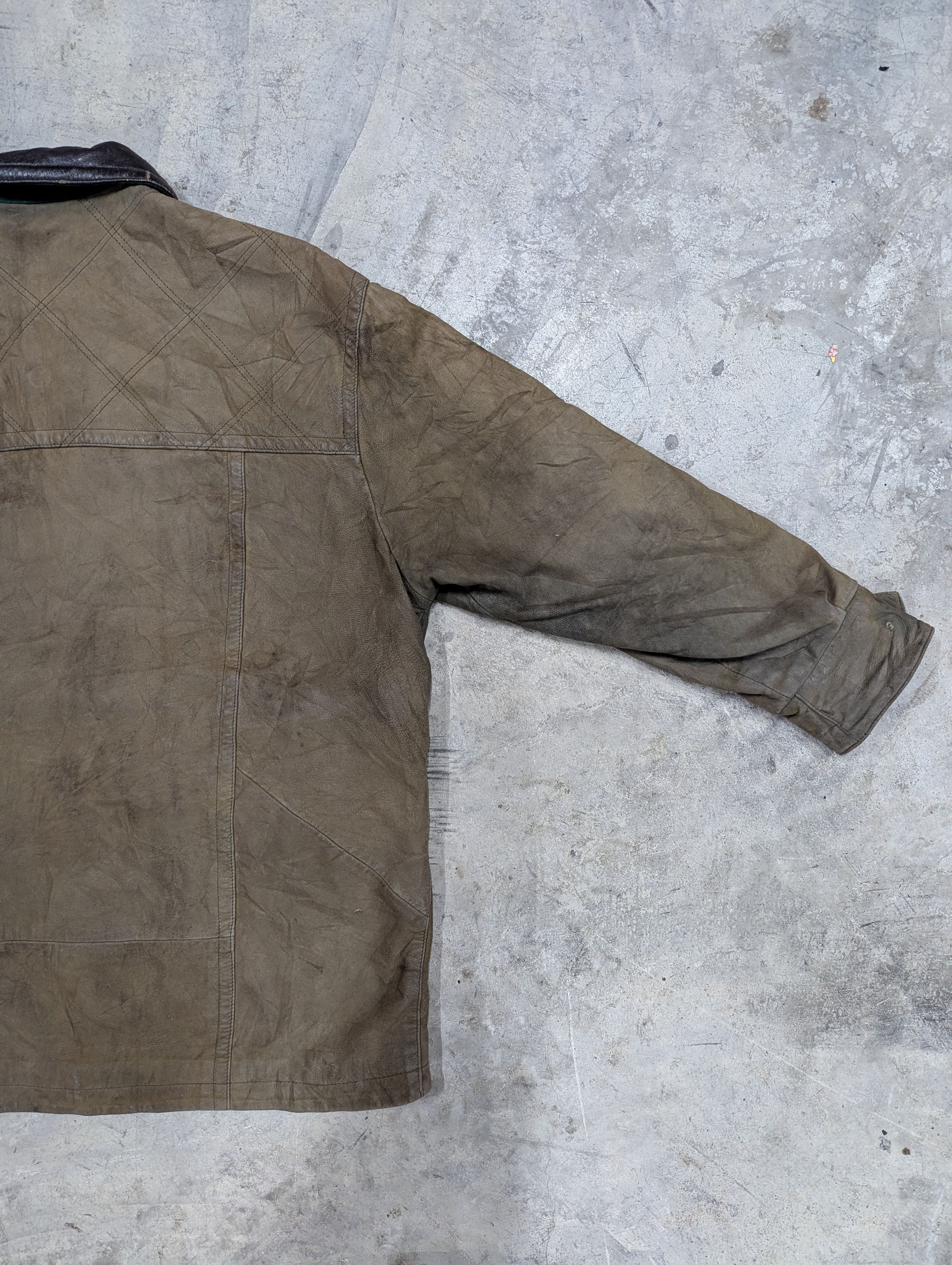 Burberry Prorsum Vintage Thrashed Burberry Prorsum Leather Field Jacket Size US M / EU 48-50 / 2 - 7 Thumbnail