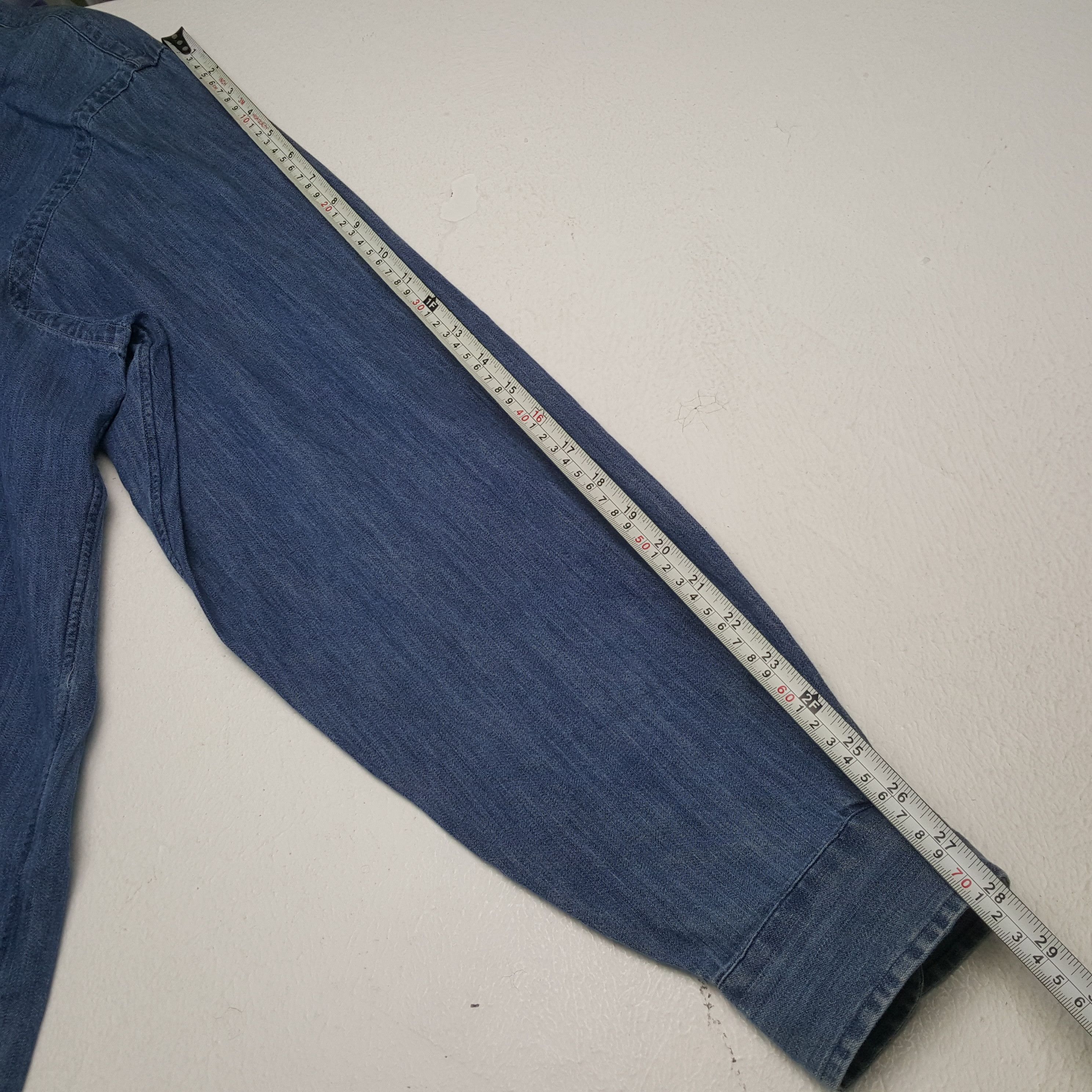 Polo Ralph Lauren × Ralph Lauren × Vintage Vintage POLO by RALPH LAUREN Fashion Brand Denim Shirts Size US XXL / EU 58 / 5 - 5 Thumbnail