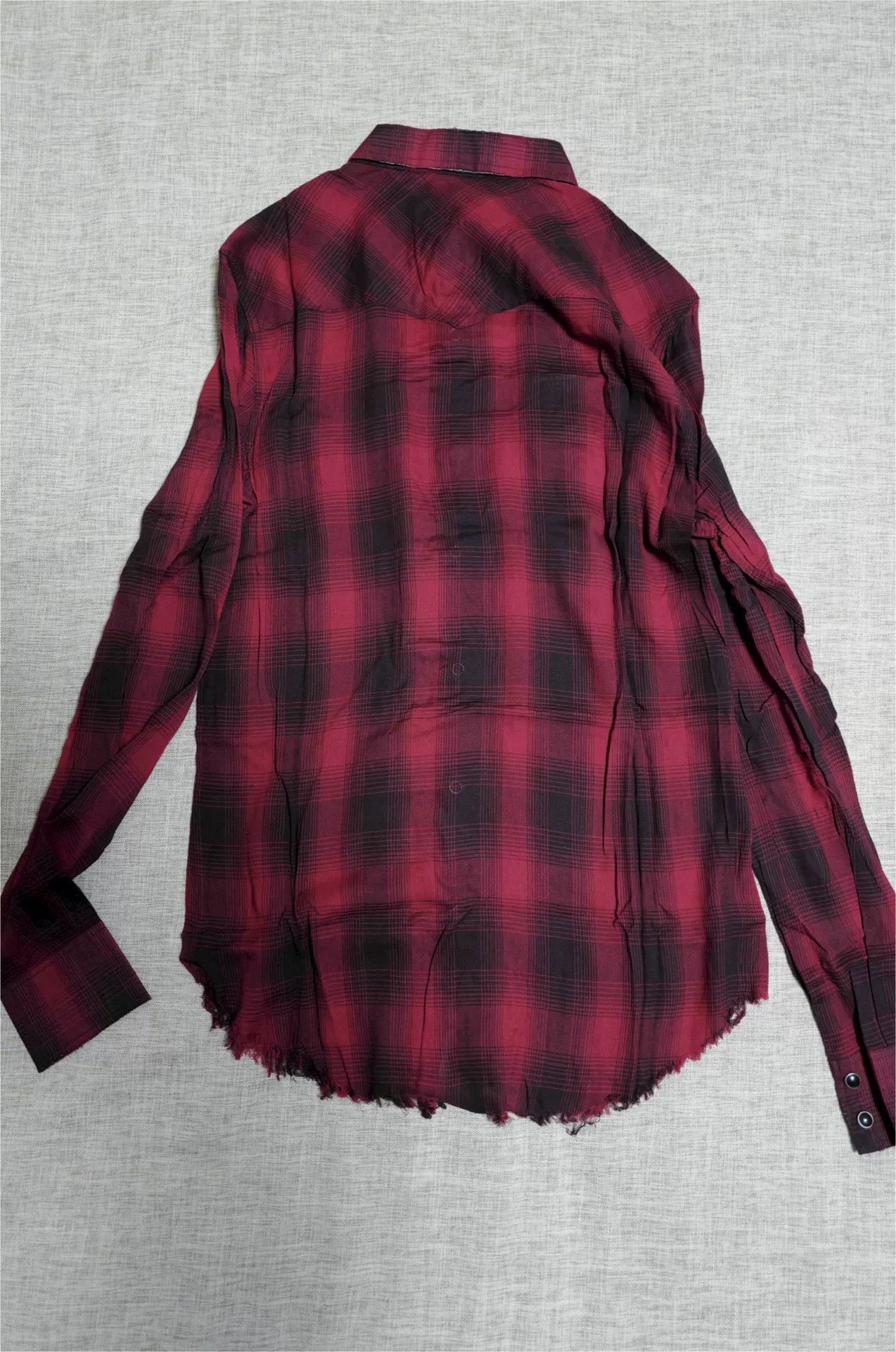 Saint Laurent Paris red and black plaid western shirt. Size US S / EU 44-46 / 1 - 2 Thumbnail