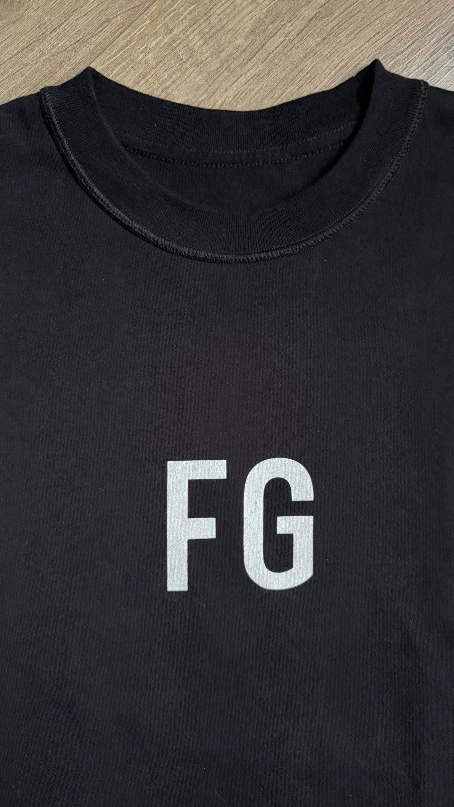 Fear of God FEAR OF GOD LONG SLEEVE FG Black Tee Sixth Collection Size US S / EU 44-46 / 1 - 3 Thumbnail