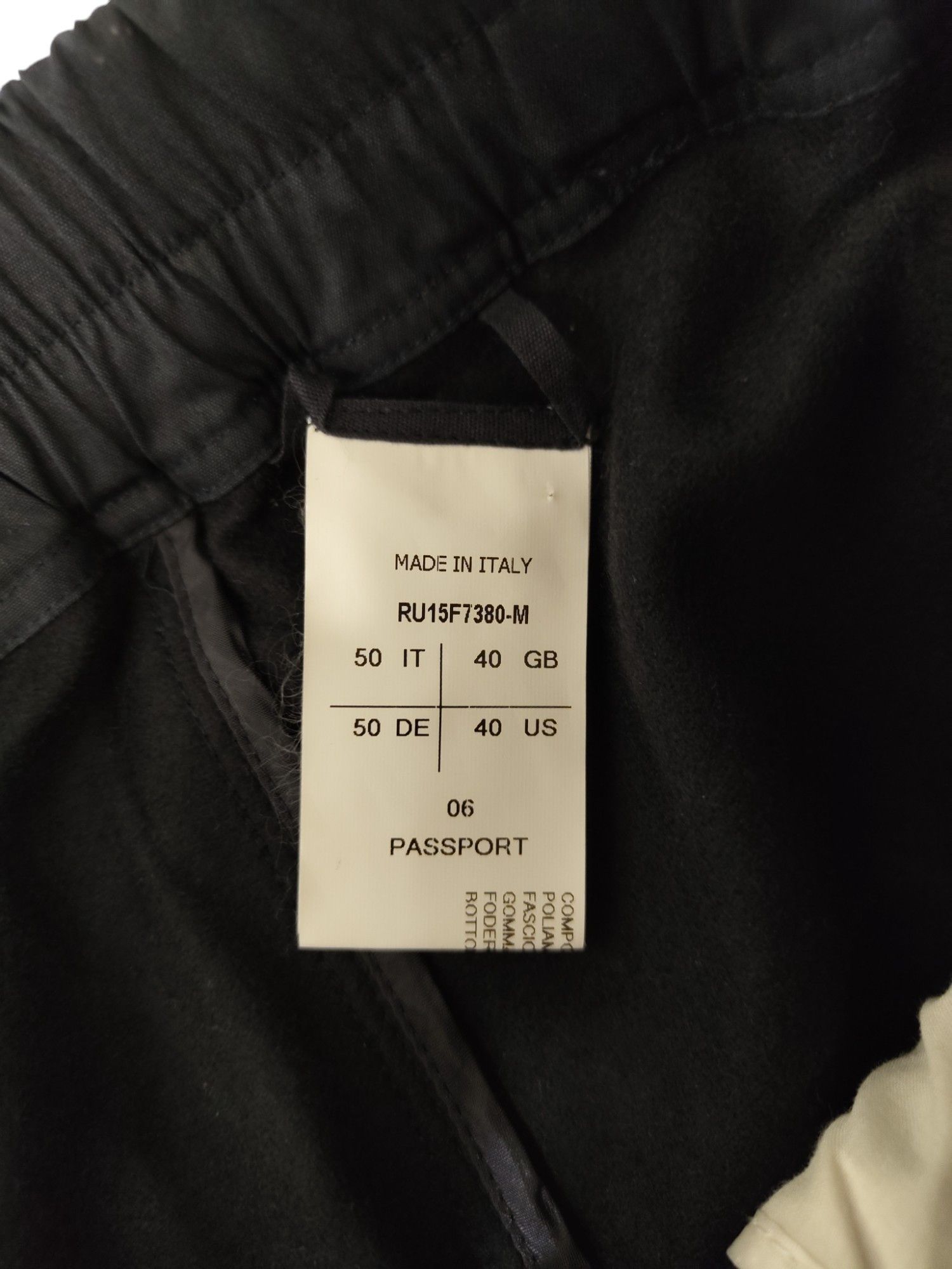 Rick Owens Black Wool Drawstring Pants Size US 34 / EU 50 - 4 Thumbnail