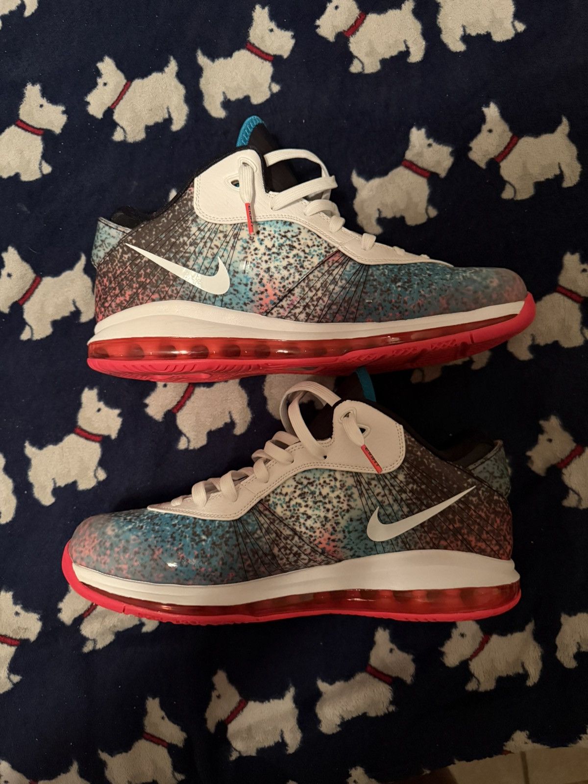 Nike Lebron 9 low Miami nights Size US 12 / EU 45 - 2 Thumbnail
