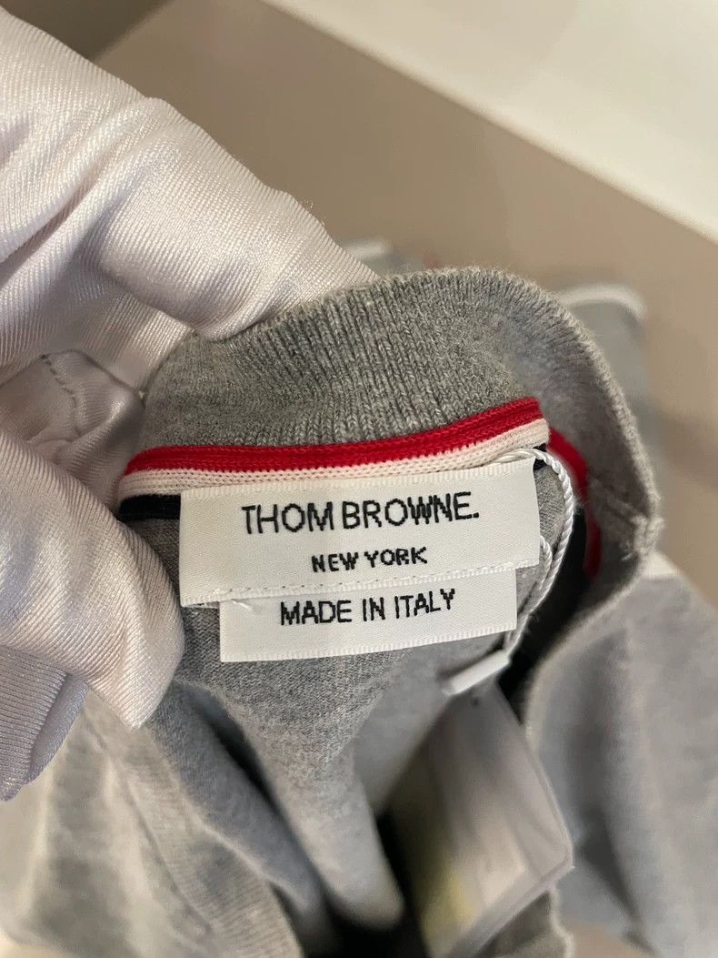 Thom Browne Thom Browne Gray cotton T-shirt Size US XS / EU 42 / 0 - 3 Thumbnail
