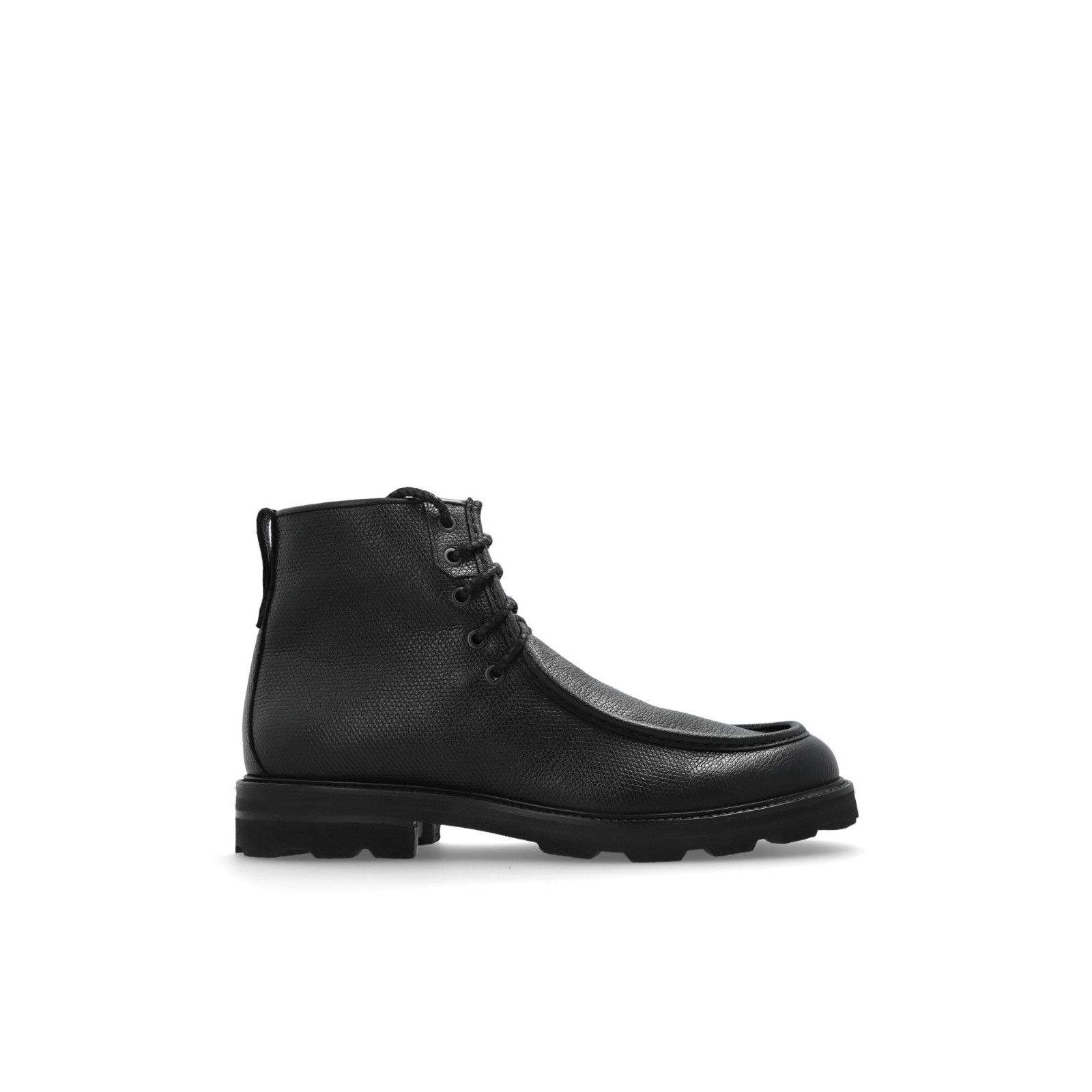 BRIONI Black Leather Boots New )