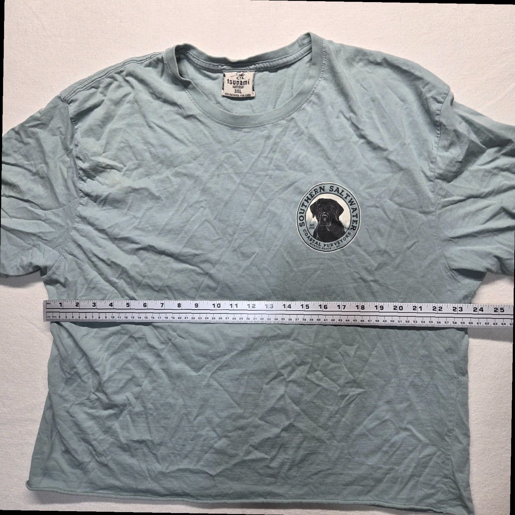 Vintage Coastal Outfitters Women's Blue Short Sleeve Cropped T-Shirt 3XL Size XXL / US 16-18 / IT 52-54 - 5 Thumbnail