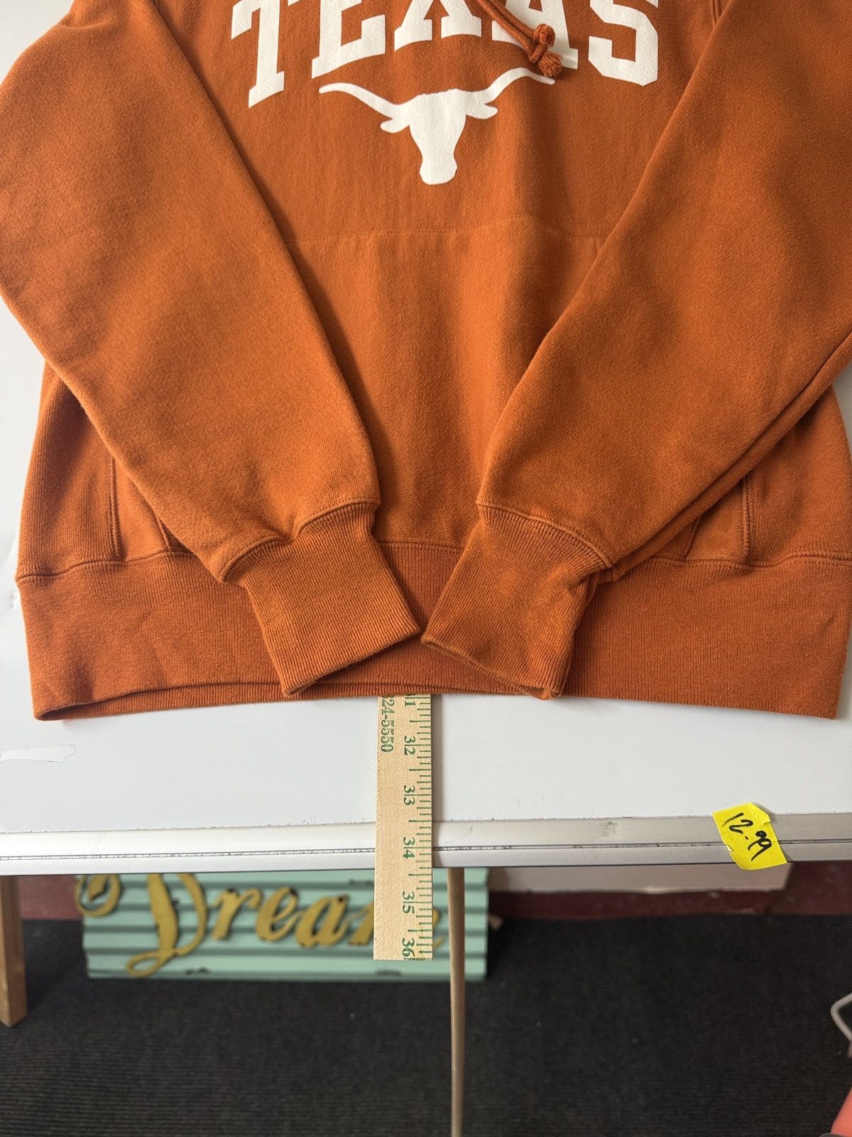 Champion Champion Men's Orange Texas Hoodie Size US S / EU 44-46 / 1 - 7 Thumbnail