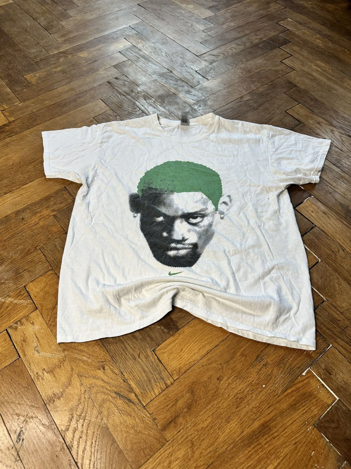Vintage vintage 90s Dennis Rodman Tee Size US L / EU 52-54 / 3 - 4 Thumbnail