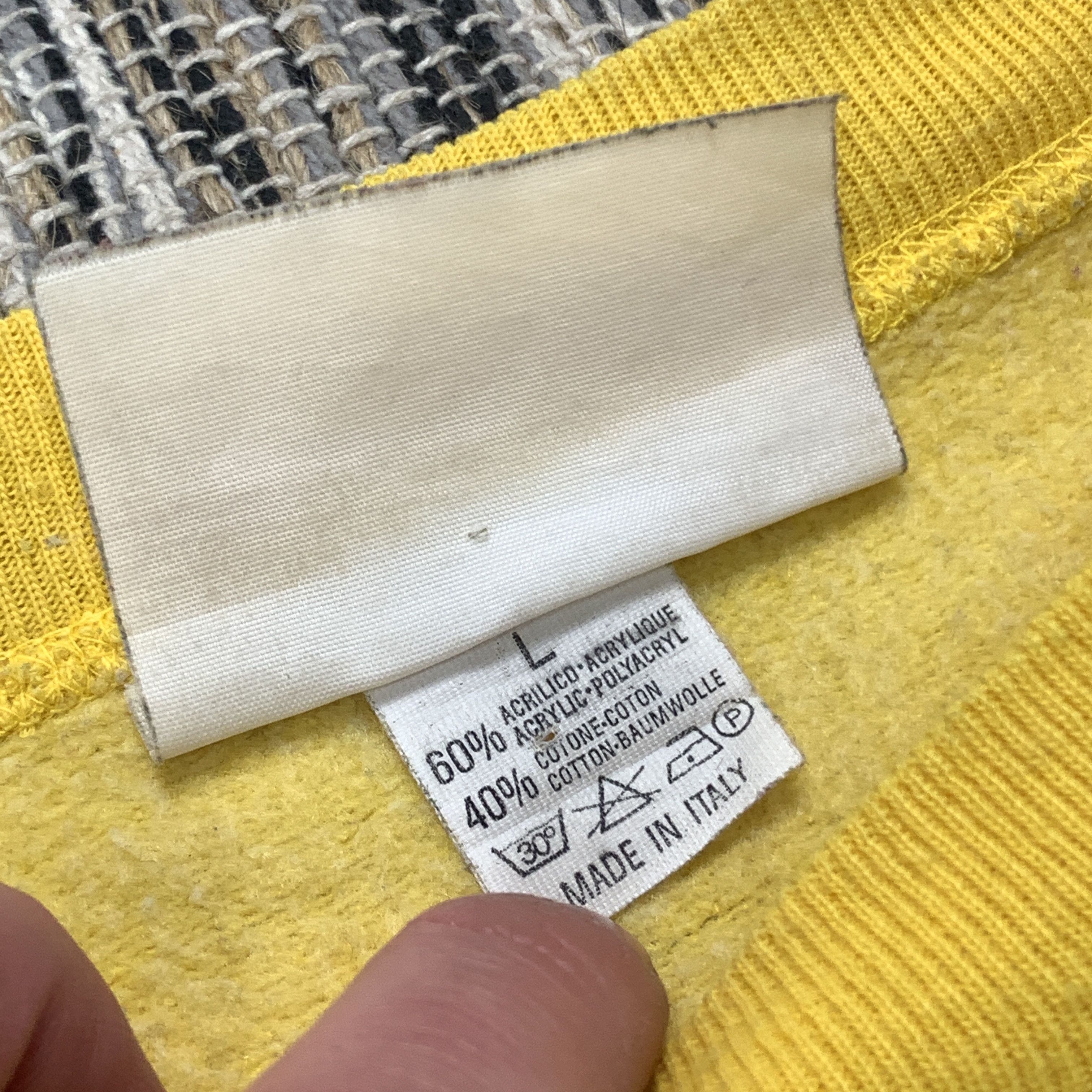 NBA Vintage L.A Lakers Spalding 90s Yellow Oversized Sweatshirt Size US L / EU 52-54 / 3 - 9 Thumbnail