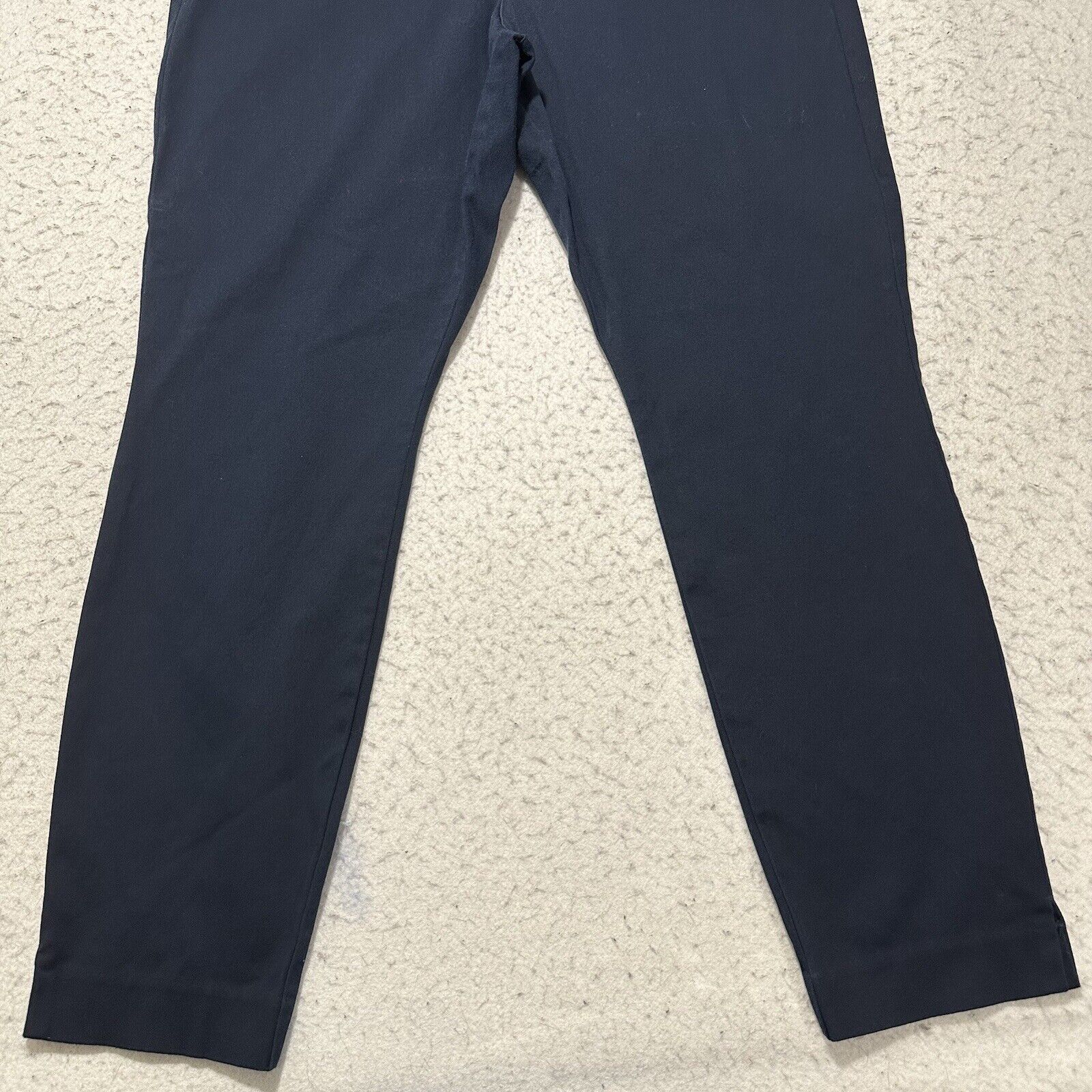 Old Navy Old Navy 12 Blue Flat Front Dress Pants High Rise 27" Inseam Size 34" / US 12 / IT 48 - 3 Thumbnail