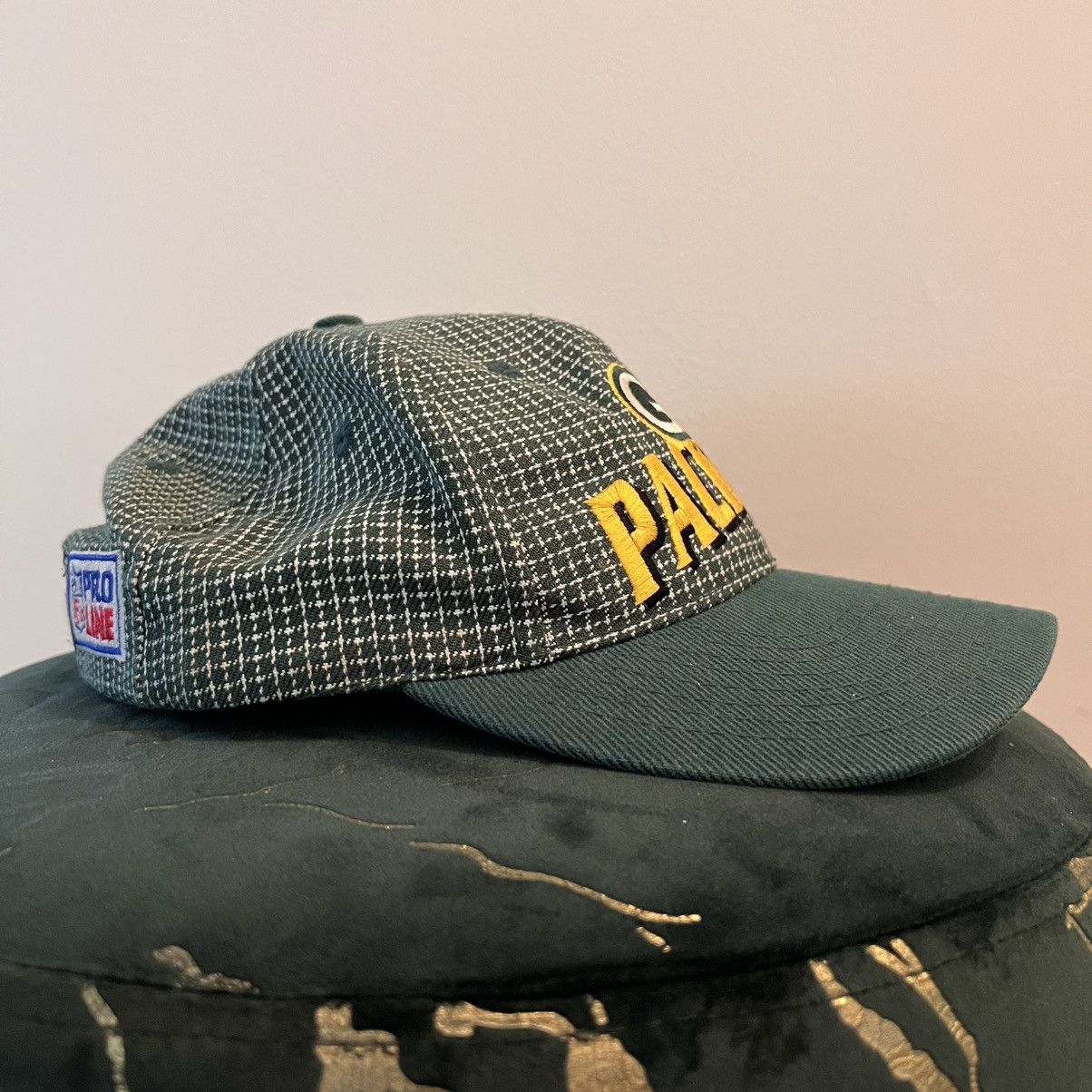 Logo Athletic Vintage Green Bay Packers Logo Athletic Hat Strap Back Green Size ONE SIZE - 4 Thumbnail