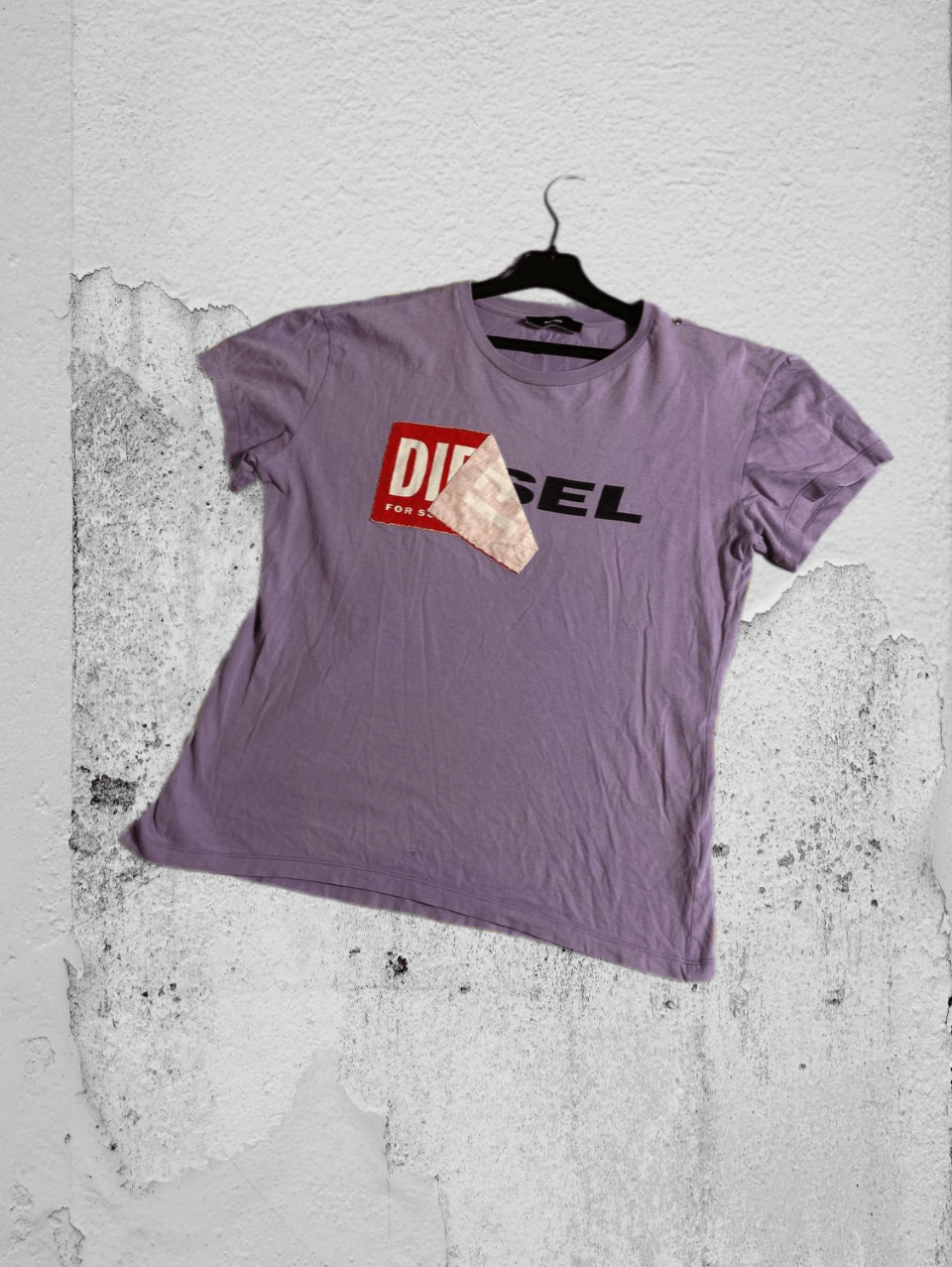 Diesel × Vintage Vintage Y2K Diesel faded t-shirt big logo size streetwear L Size US M / EU 48-50 / 2 - 1 Thumbnail