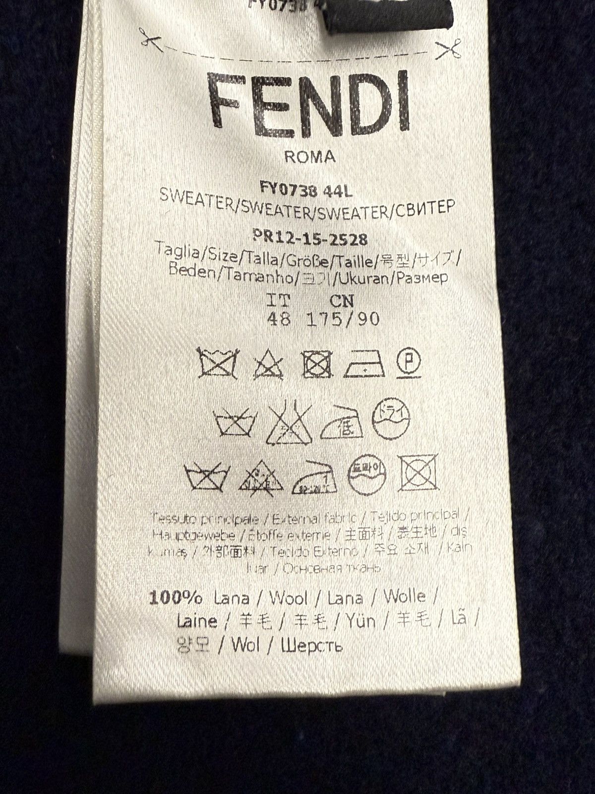Fendi Fendi Shearling Logo Hoodie Size US M / EU 48-50 / 2 - 7 Thumbnail