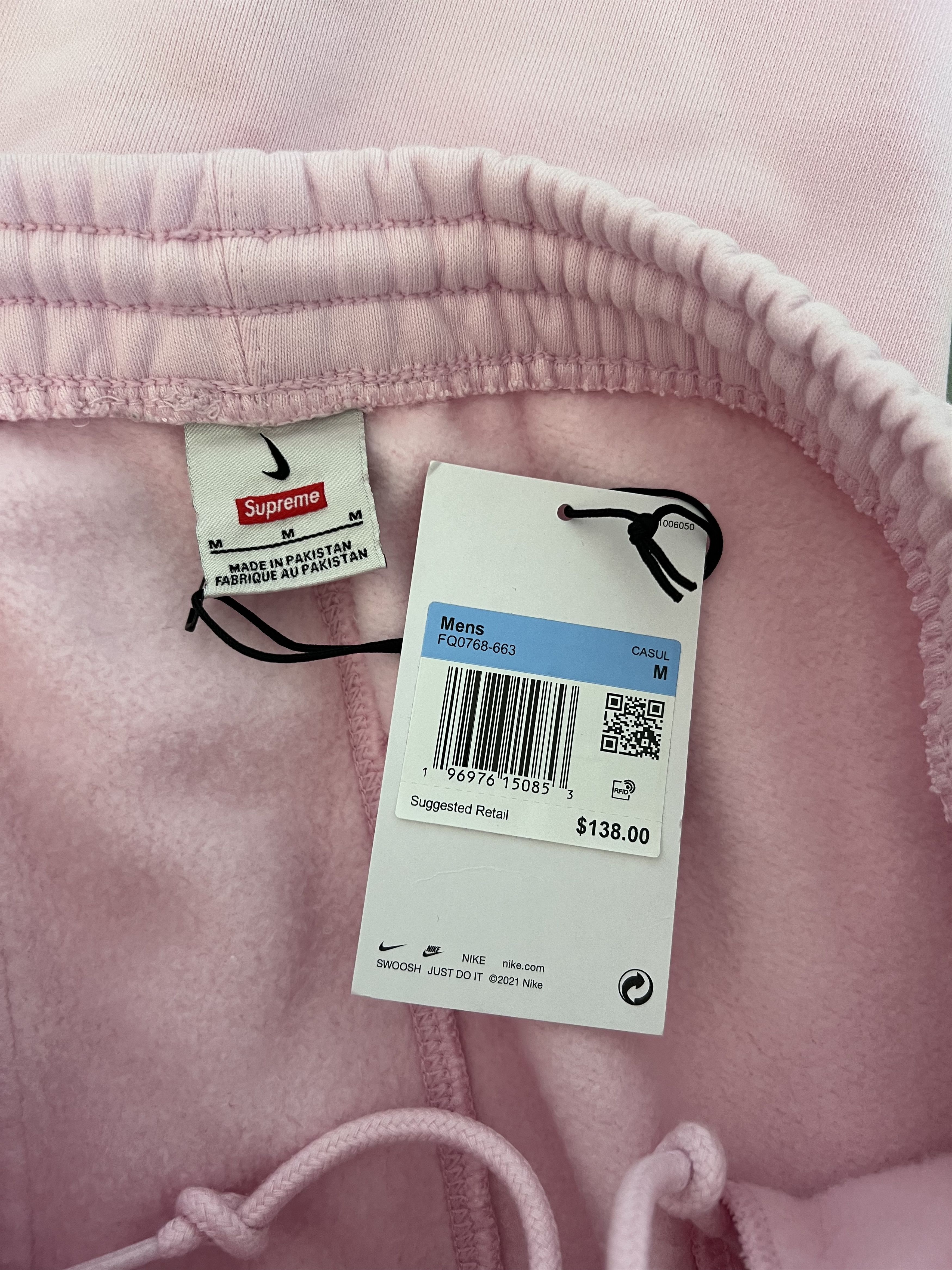Nike × Supreme Supreme Nike Sweatpants in Light Pink Size US 32 / EU 48 - 6 Thumbnail