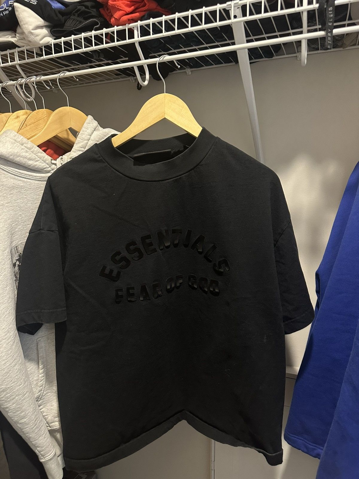 Essentials White Essentials Big Logo Tee Size L Size US XL / EU 56 / 4 - 1 Thumbnail
