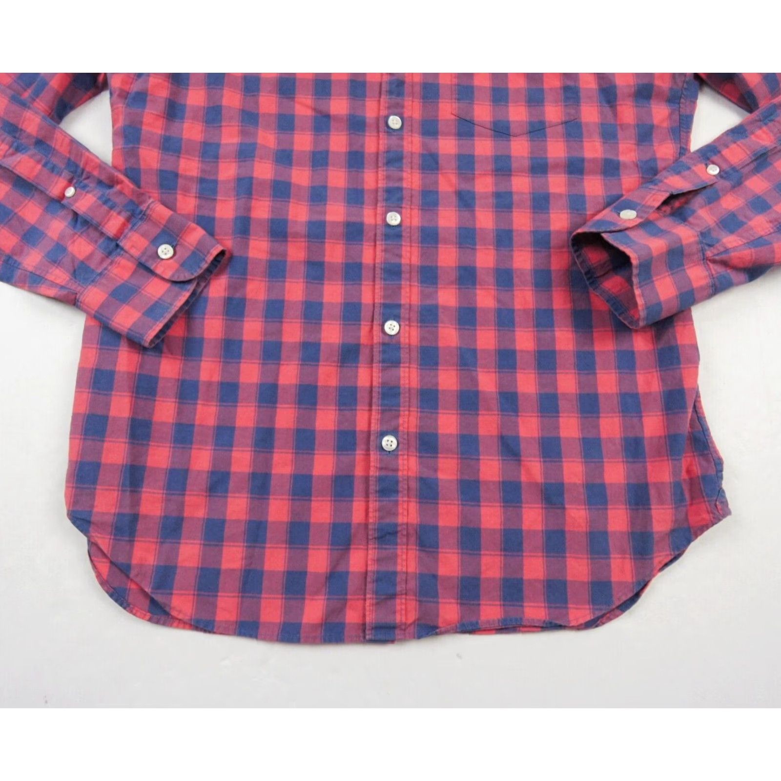 Bonobos Bonobos Mens Medium Slim Fit Button Down Long Sleeve Plaid Shirt Size US M / EU 48-50 / 2 - 3 Thumbnail