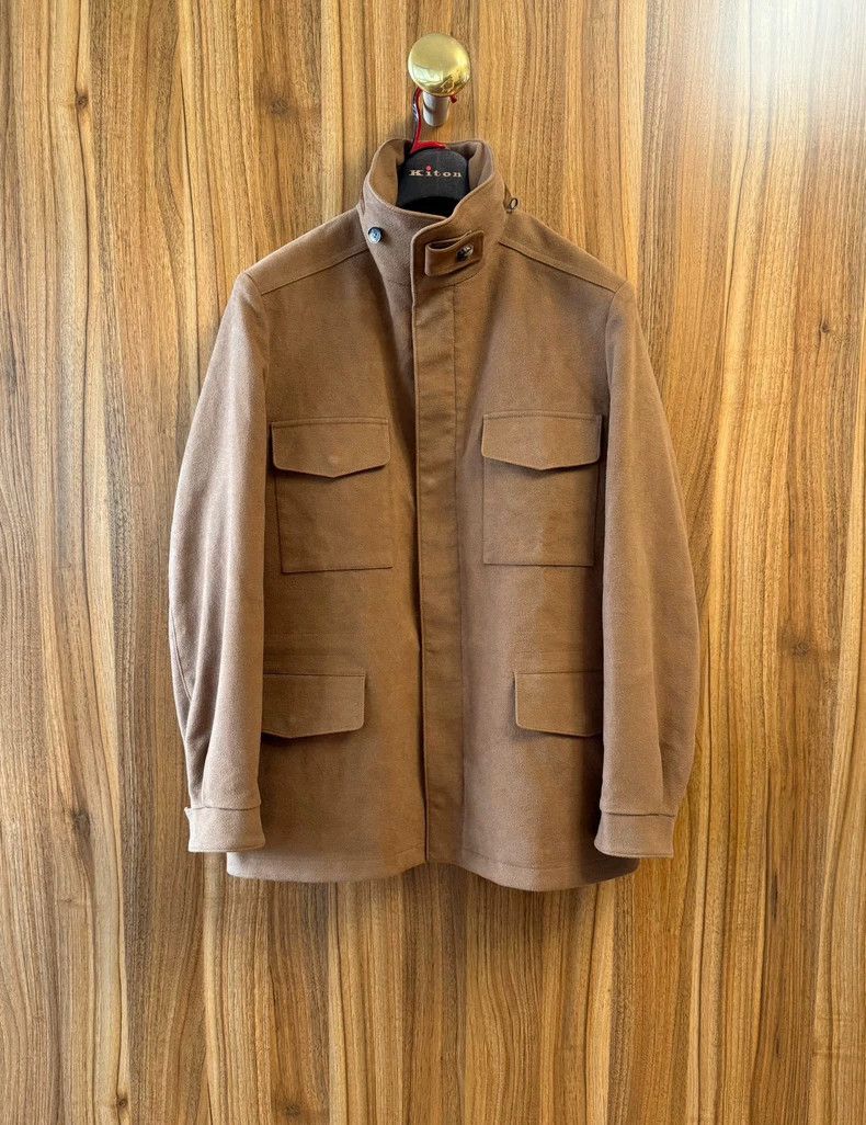 LORO PIANA Men's camel color traveller jacket