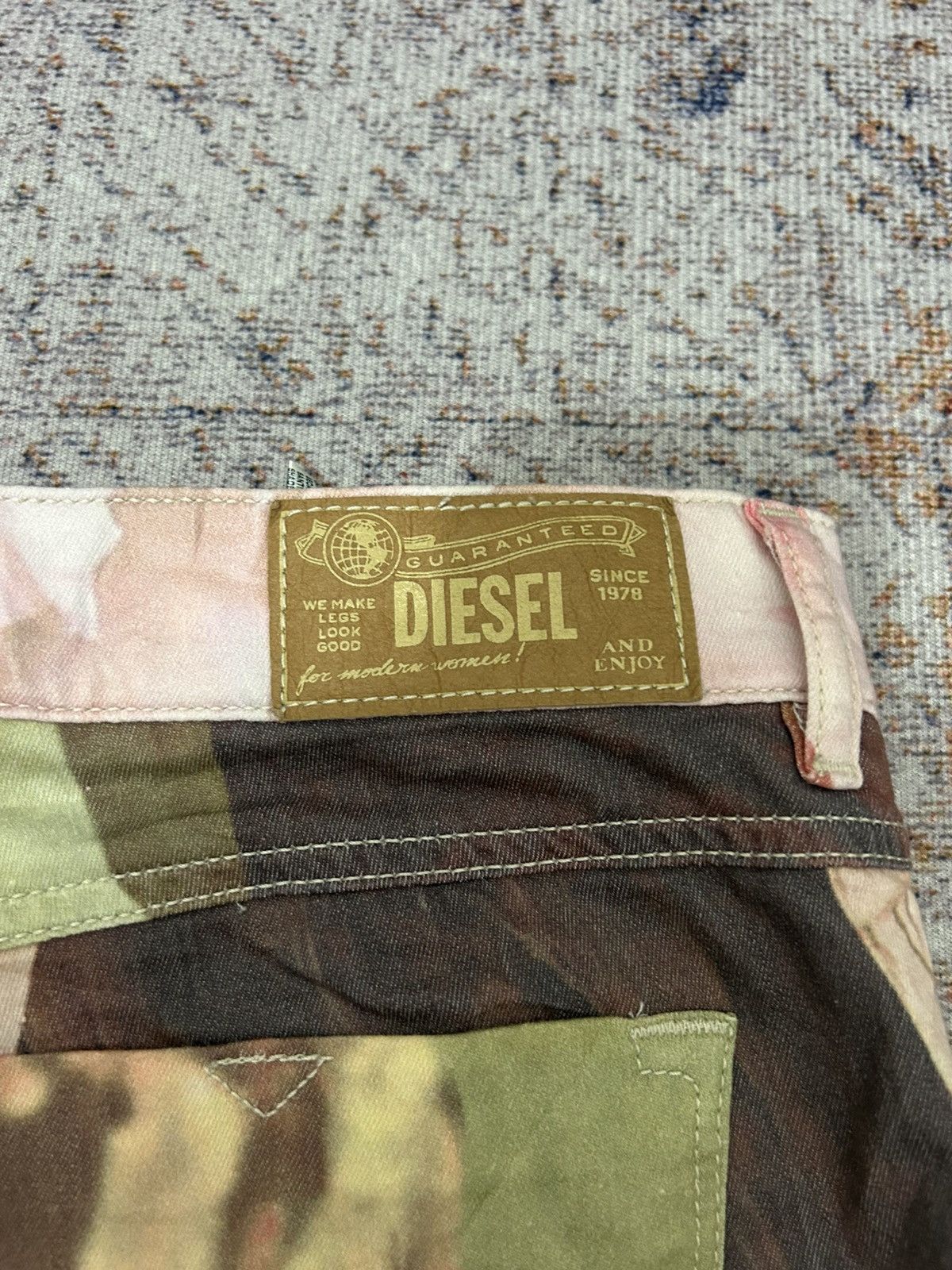 Diesel Diesel Livier-SP Super Slim Low Pants All Over Print Size US 30 / EU 46 - 10 Thumbnail