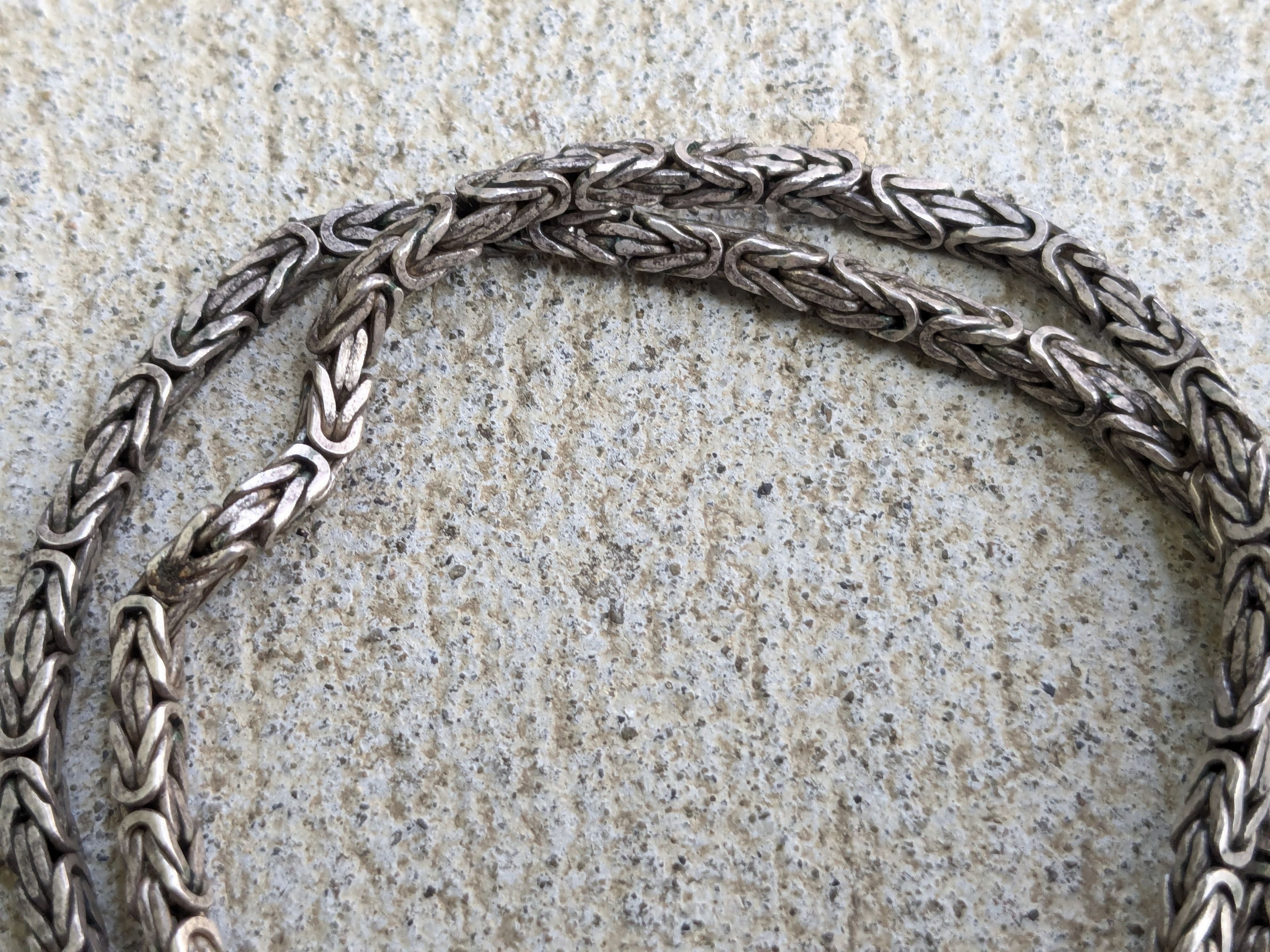 Other Byzantine Silver Choker Necklace 18" Size ONE SIZE - 7 Thumbnail