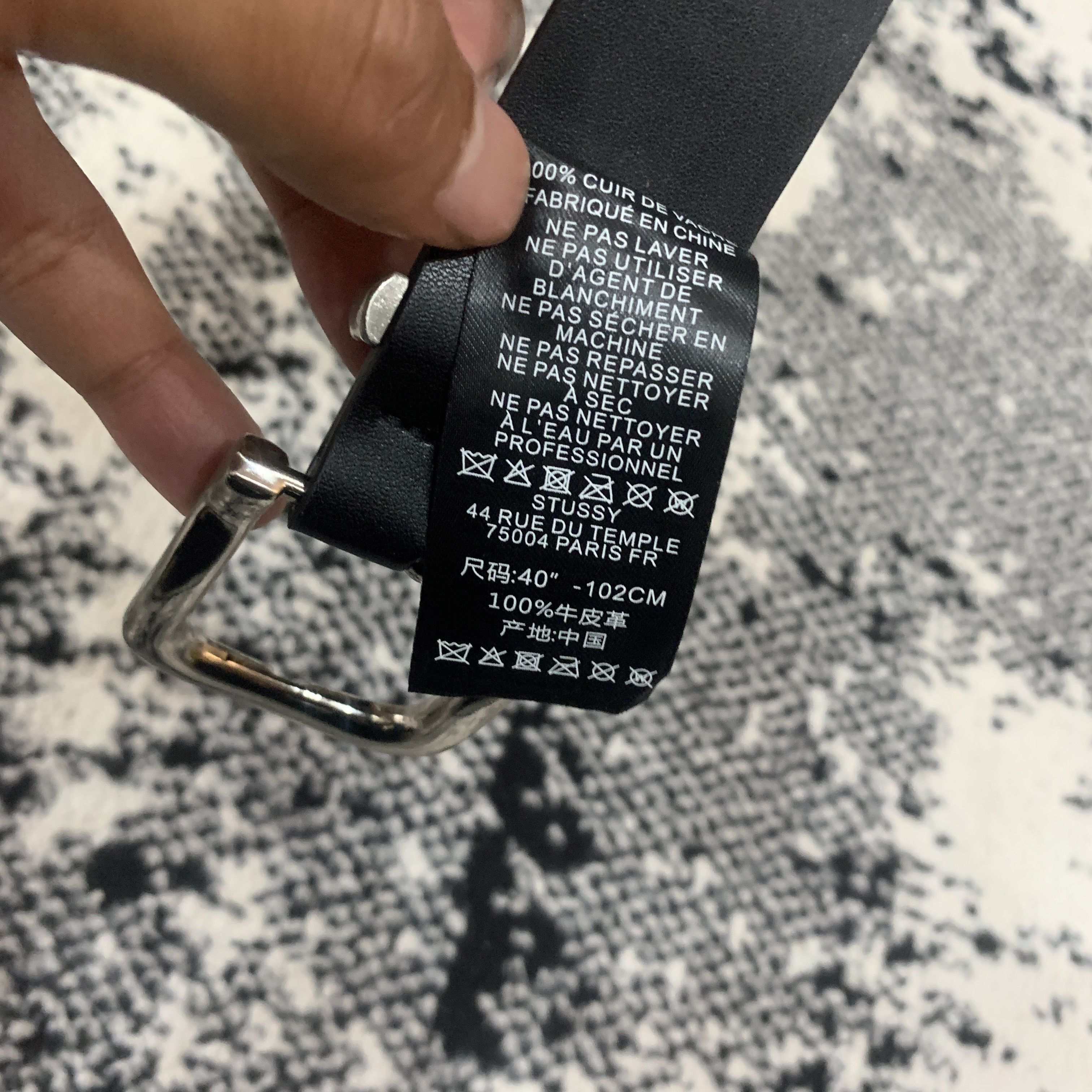 Stussy STUSSY BELT S TIP METAL SIZE S/M Size ONE SIZE - 6 Thumbnail
