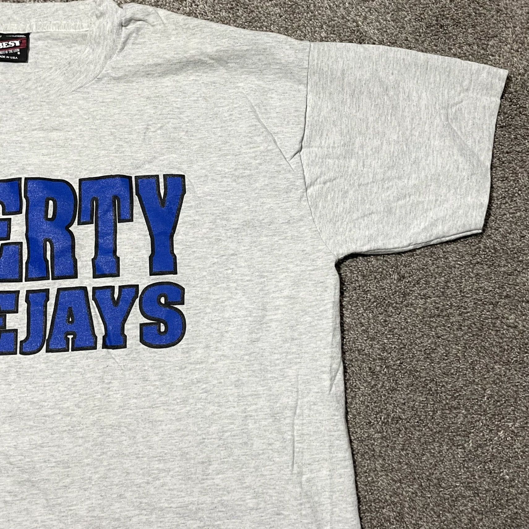 Fruit Of The Loom VINTAGE Fruit of the Loom USA Graphic Tee Mens Large Blue Jays Shirt Mens Size US L / EU 52-54 / 3 - 2 Thumbnail