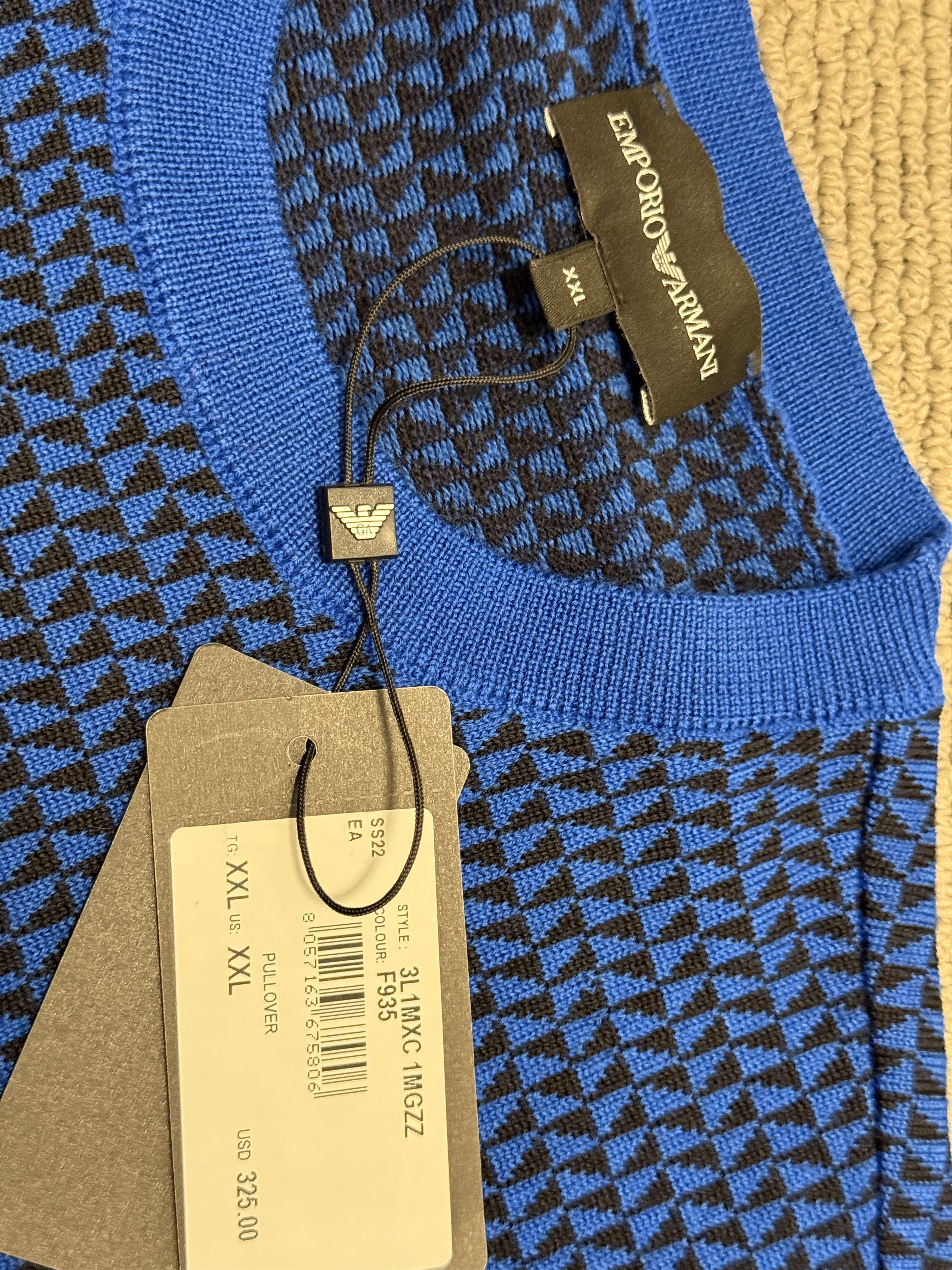 Emporio Armani Emporio Armani Sweater Size XXL NWT Size US XXL / EU 58 / 5 - 4 Thumbnail