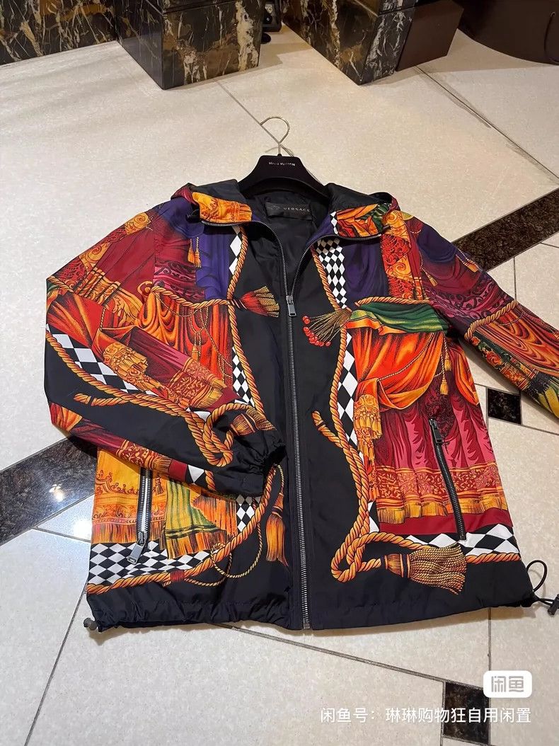 Versace Versace Court oil painting series jacket Size M / US 6-8 / IT 42-44 - 2 Thumbnail