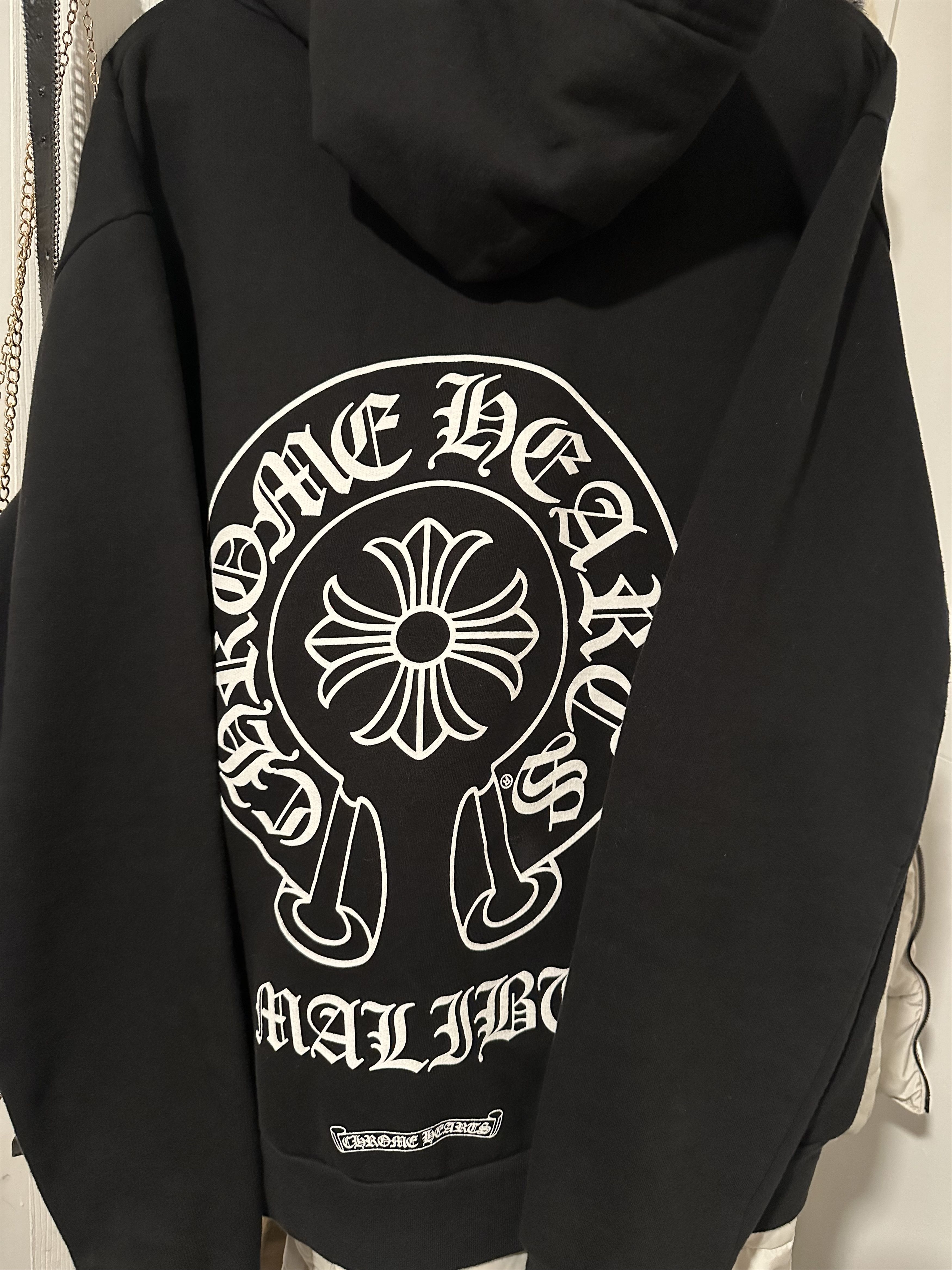 Chrome Hearts Chrome Hearts Malibu Exclusive Horseshoe Hoodie ‘black ...