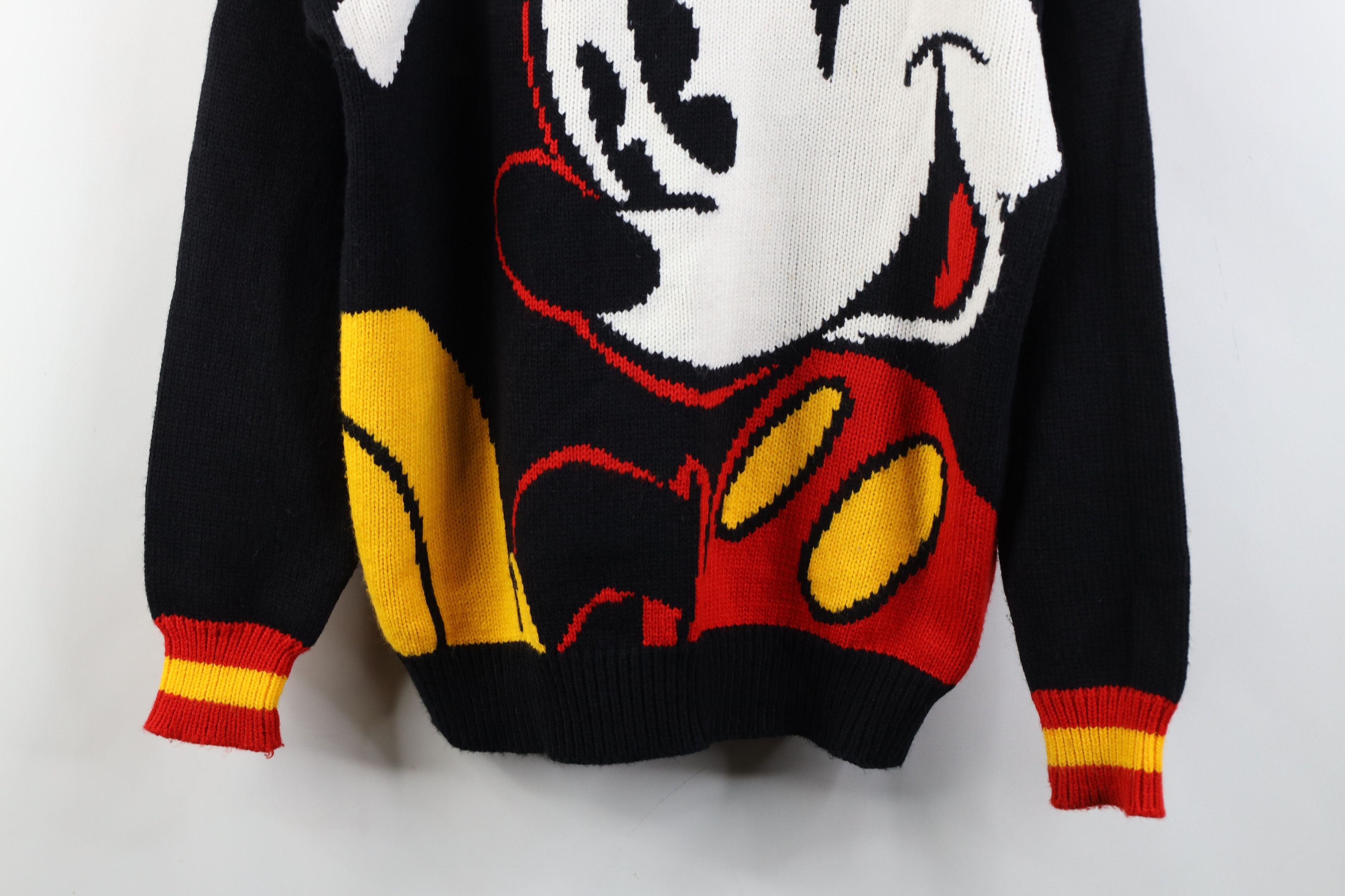 Disney Vintage 80s 90s Disney Mickey Mouse Jumbo Crewneck Sweater Size M / US 6-8 / IT 42-44 - 3 Thumbnail