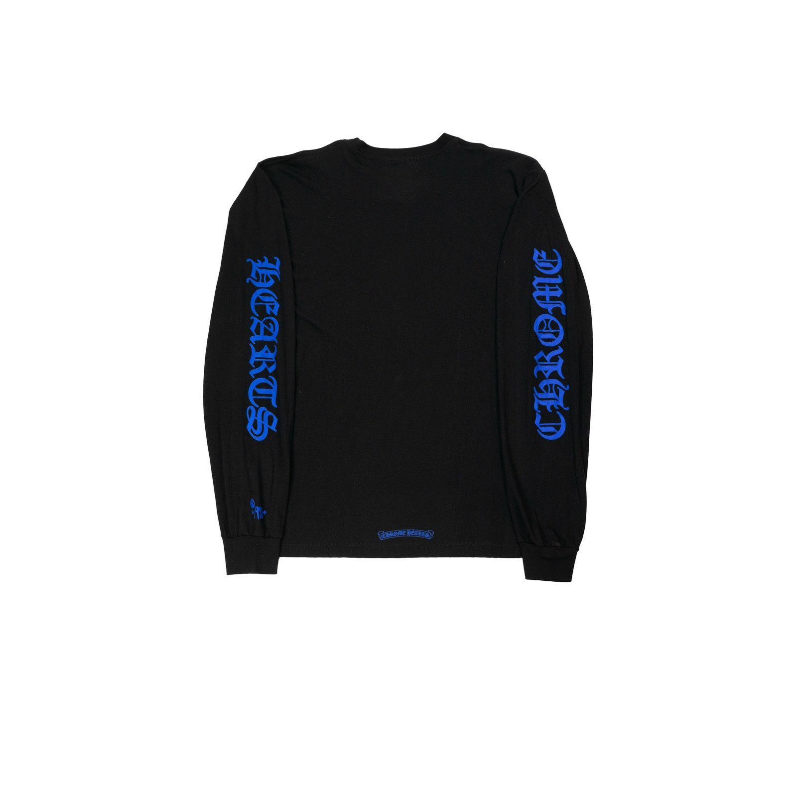 Chrome Hearts Purple Neck Logo Long Sleeve Pocket T-Shirt 'Black' Size US M / EU 48-50 / 2 - 2 Thumbnail