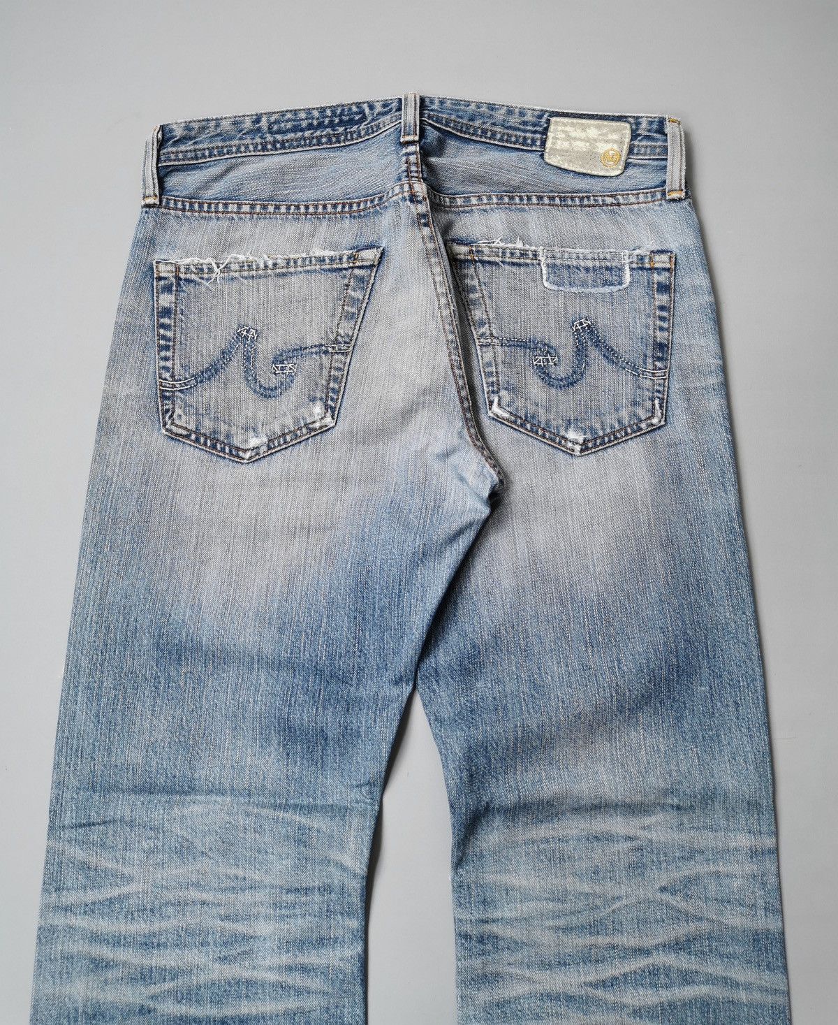 AG Adriano Goldschmied AG Adriano Goldschmied Distressed Jeans Size US 32 / EU 48 - 9 Thumbnail
